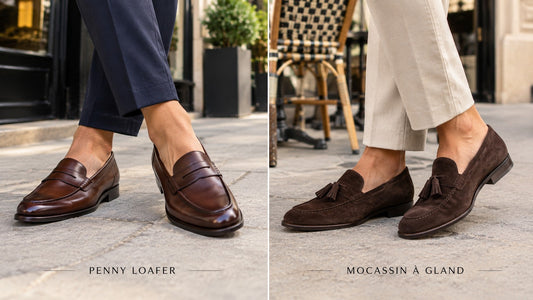 Les différents types de mocassins : du penny loafer au mocassin à gland