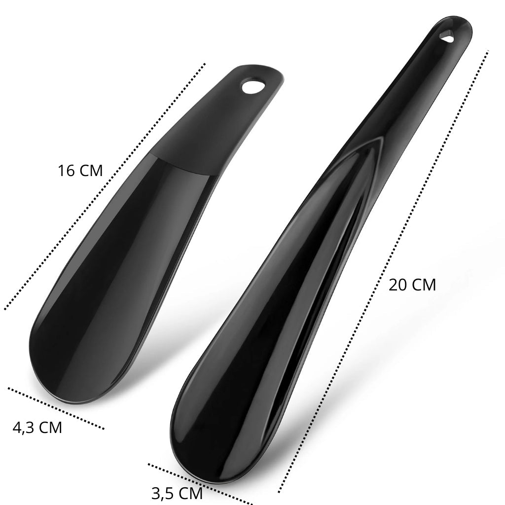 Chausse-pied Ergonomique En Plastique Durable Premium Confortable Et Protège Talon