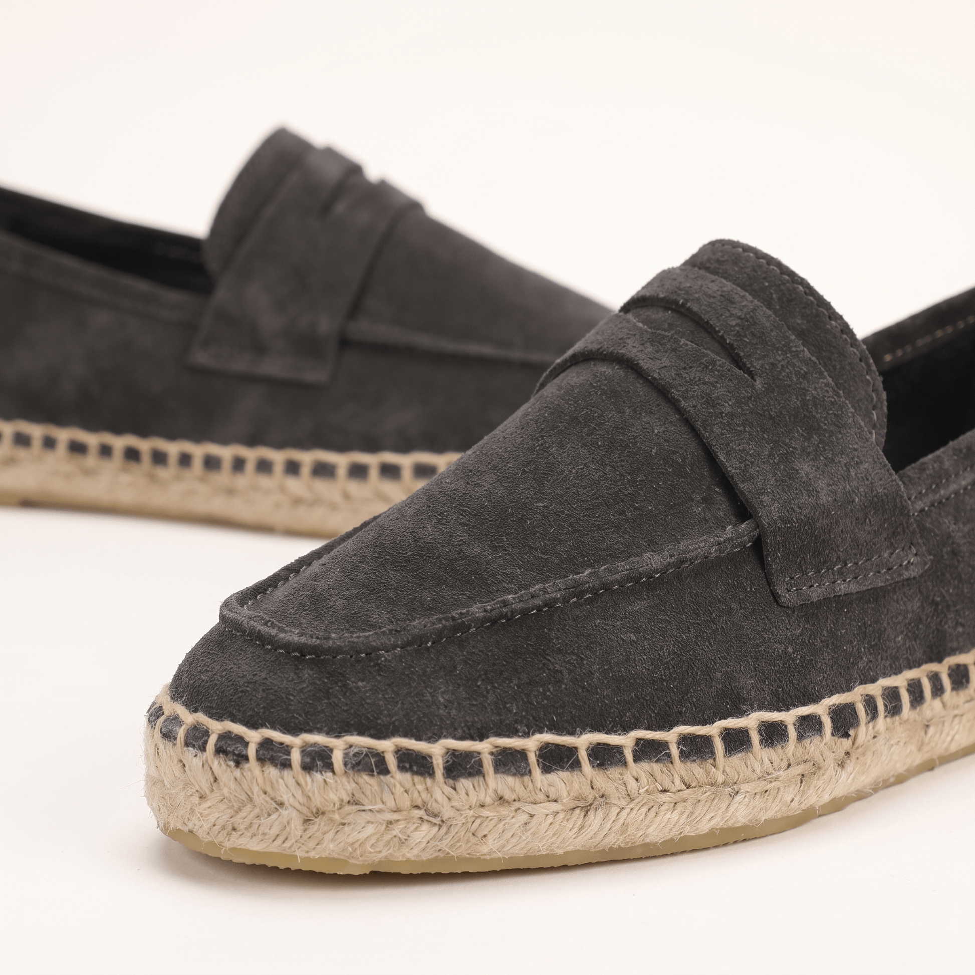 Espadrilles Mocassins Femme en Daim Chaussures d'Été
