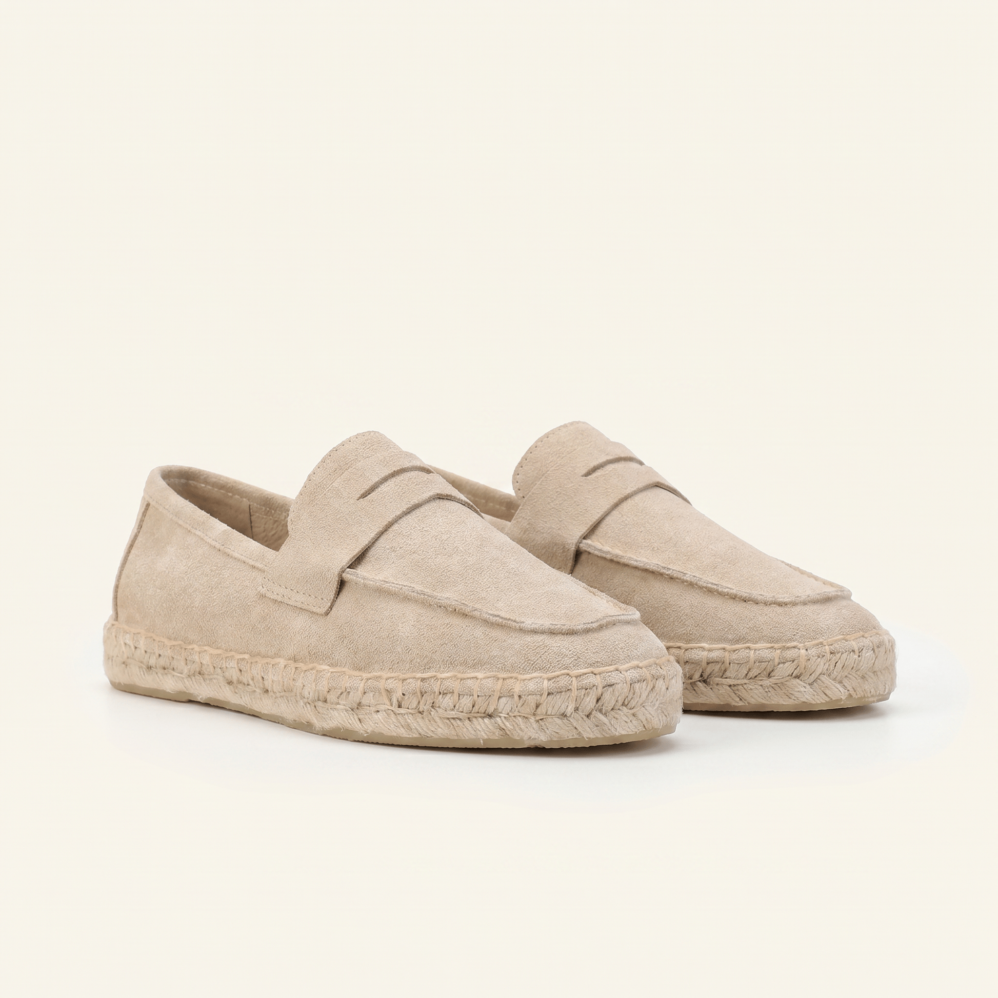 Espadrilles Mocassins Femme en Daim Chaussures d'Été