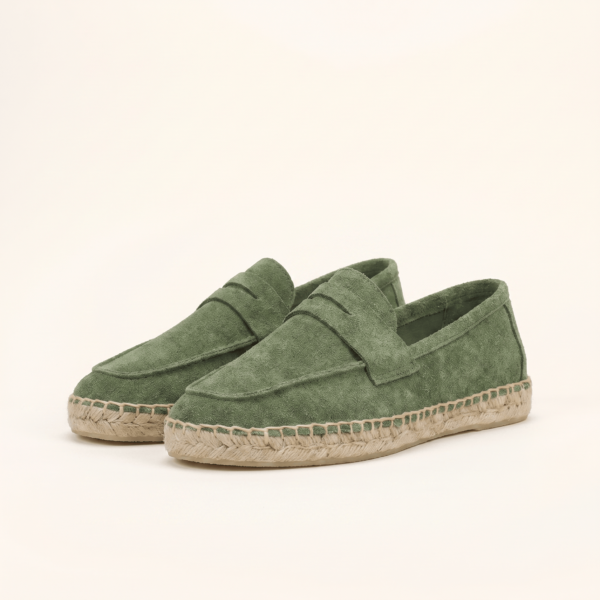 Espadrilles Mocassins Femme en Daim Chaussures d'Été