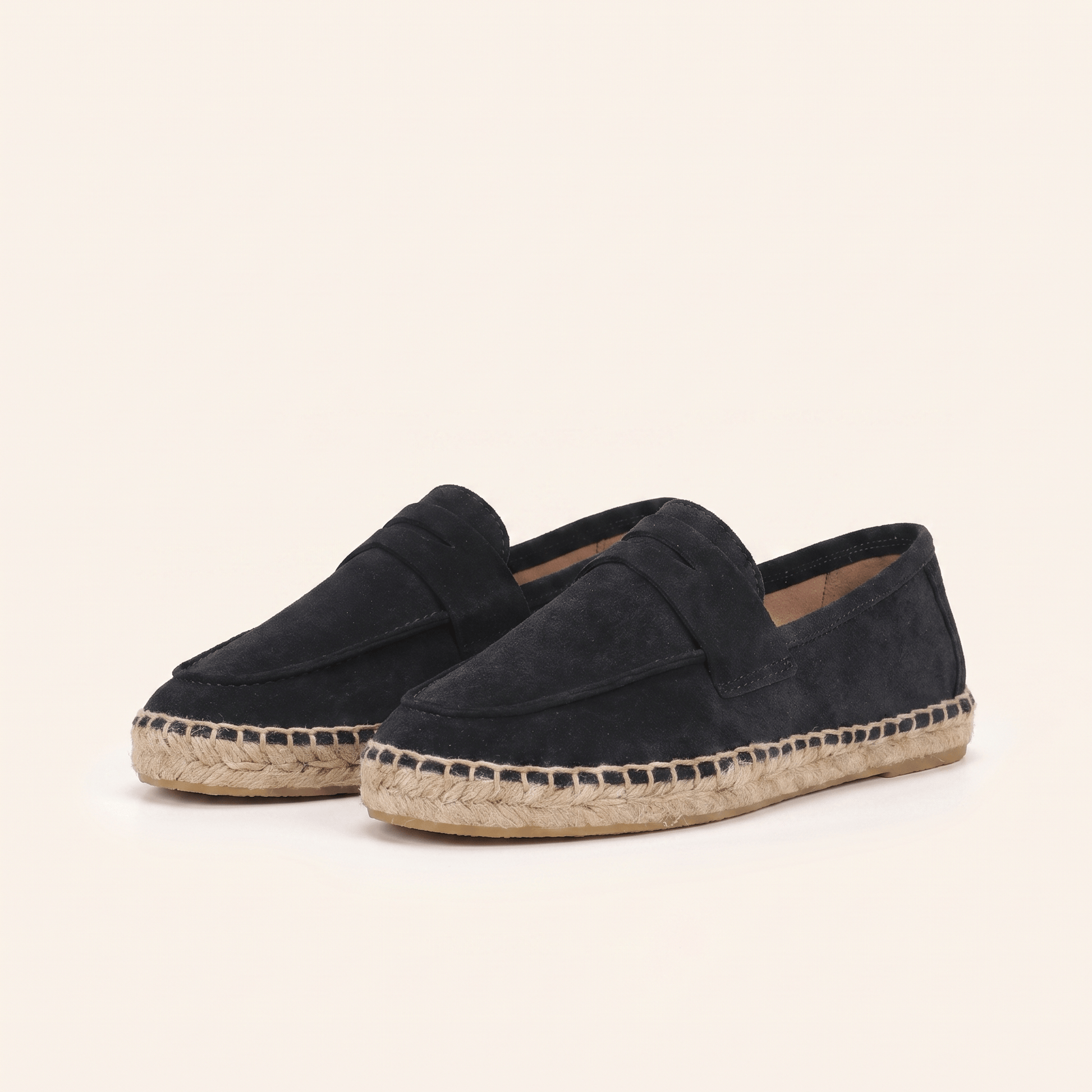 Espadrilles Mocassins Femme en Daim Chaussures d'Été