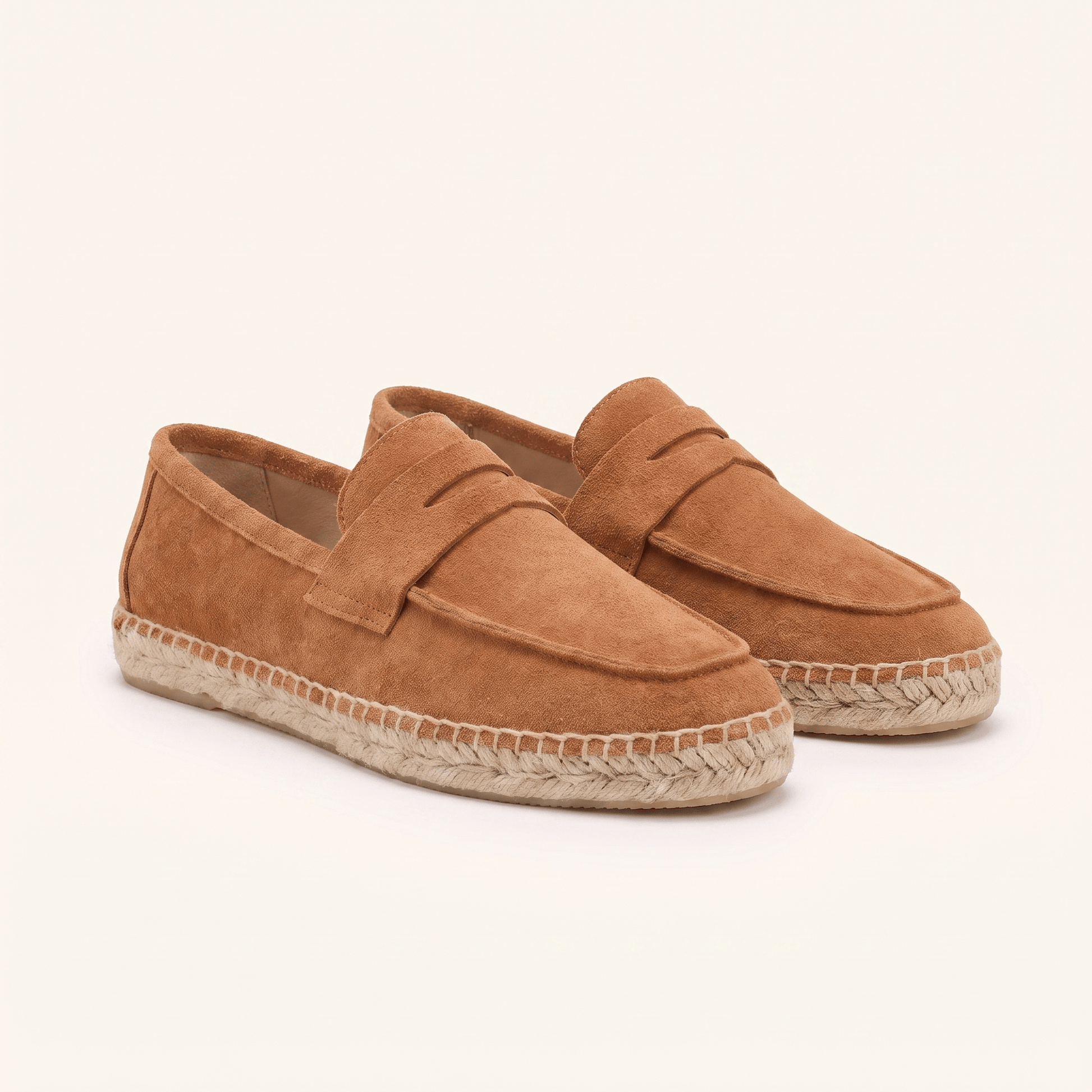 Espadrilles Mocassins Femme en Daim Chaussures d'Été