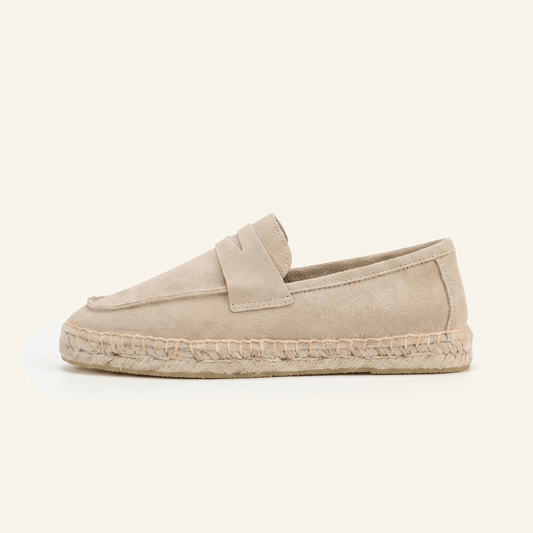 Espadrilles Mocassins Femme en Daim Chaussures d'Été