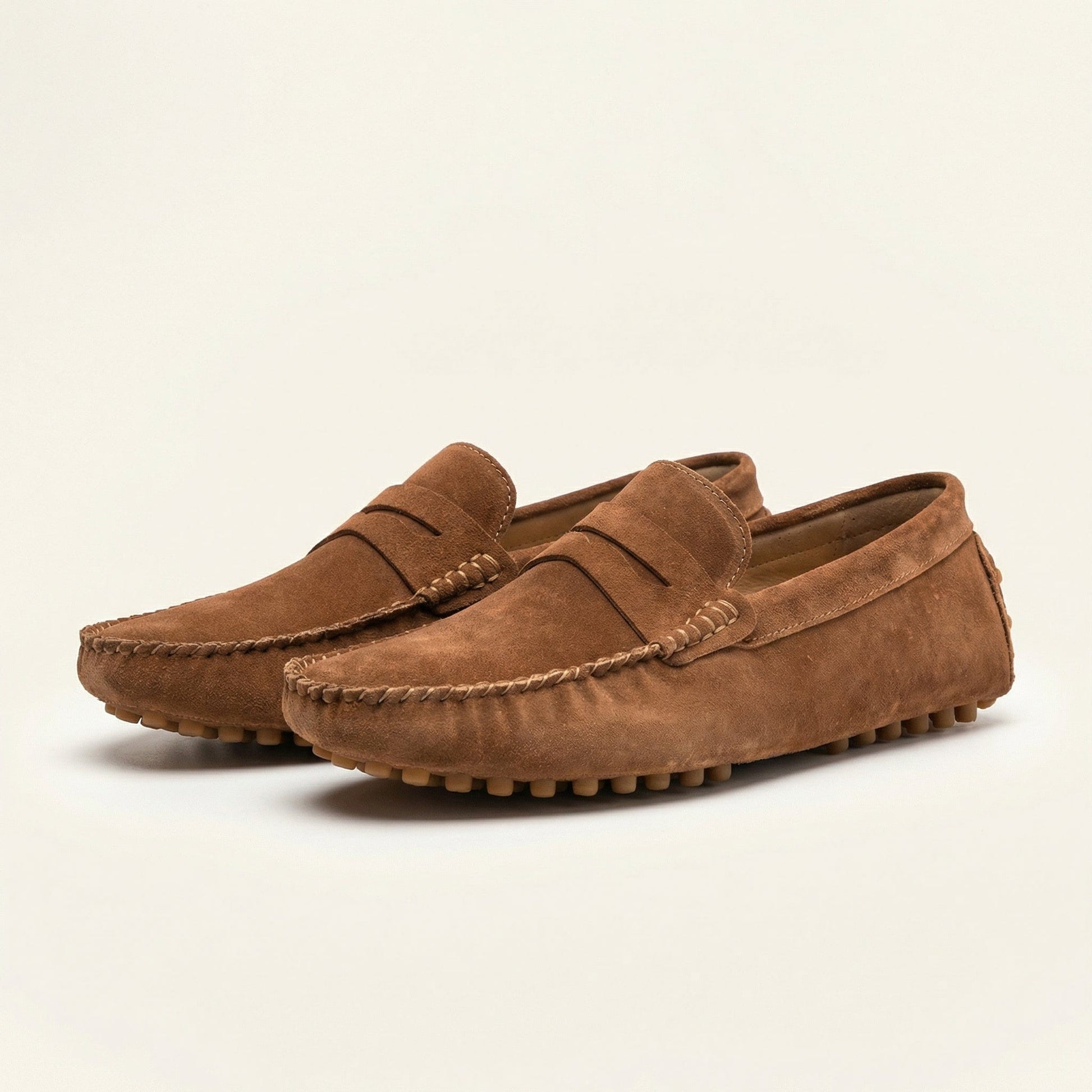 Mocassin à Picots en Daim