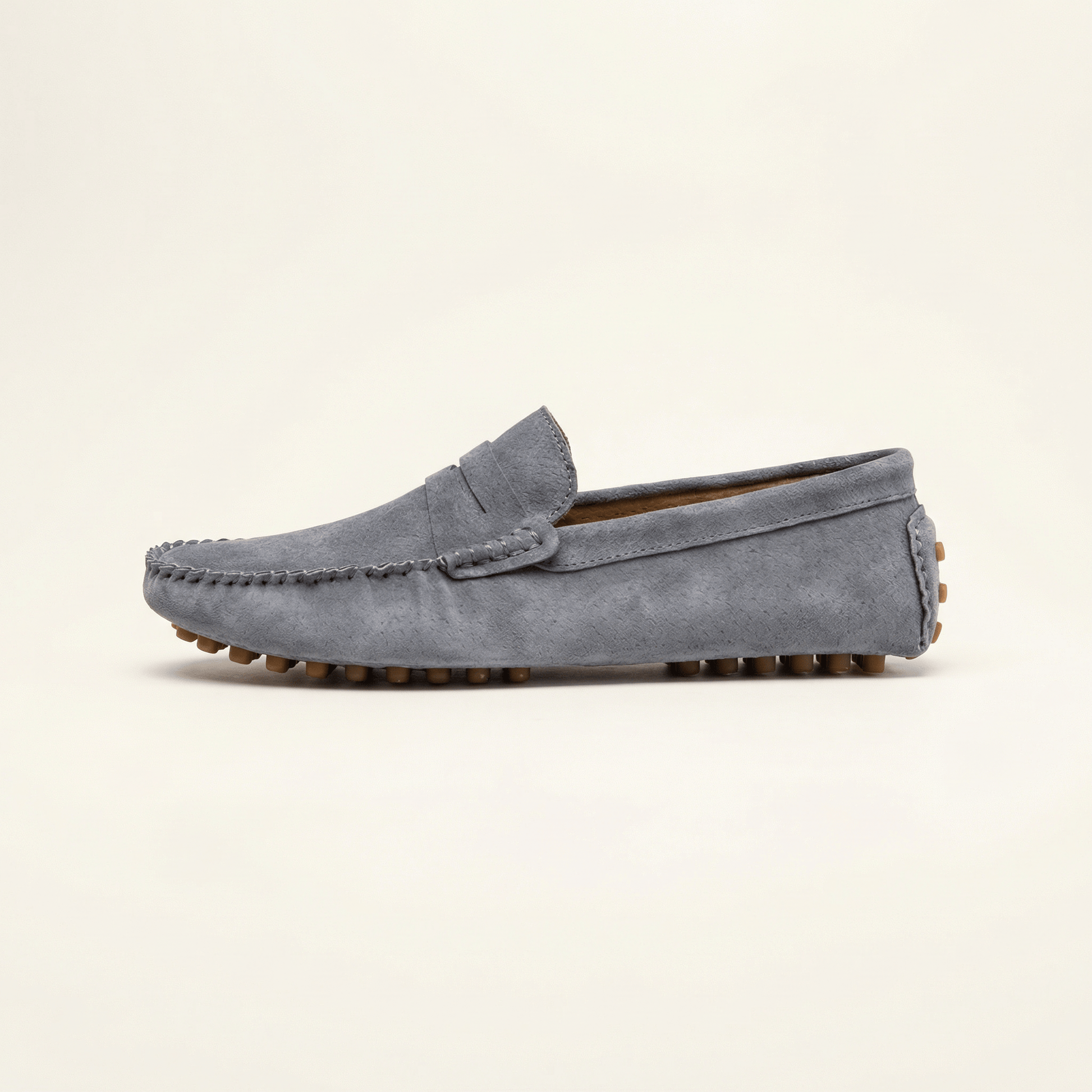 Mocassin à Picots en Daim