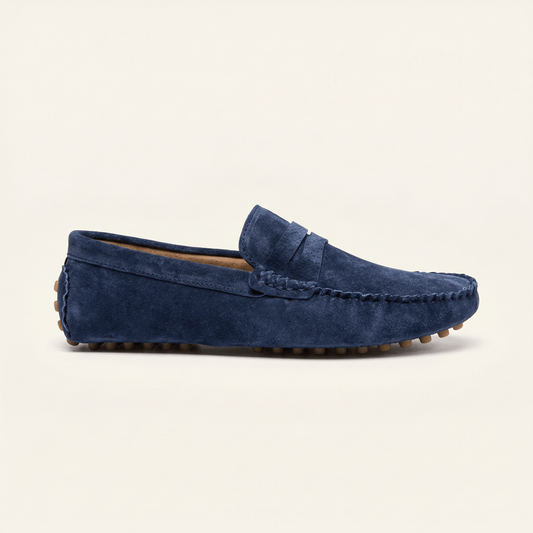 Mocassin à Picots en Daim