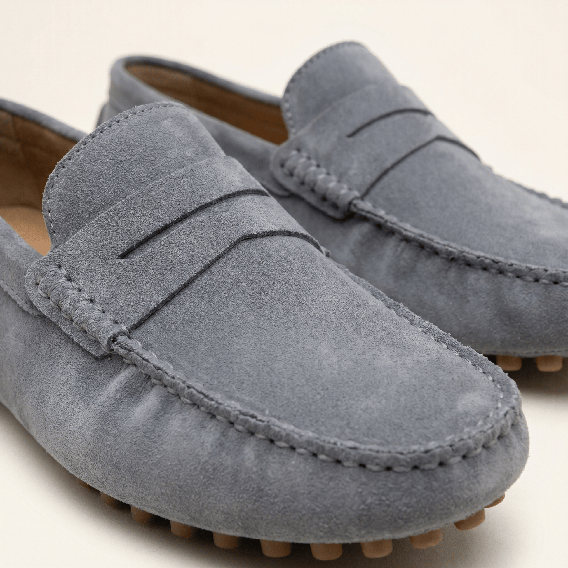Mocassin à Picots en Daim
