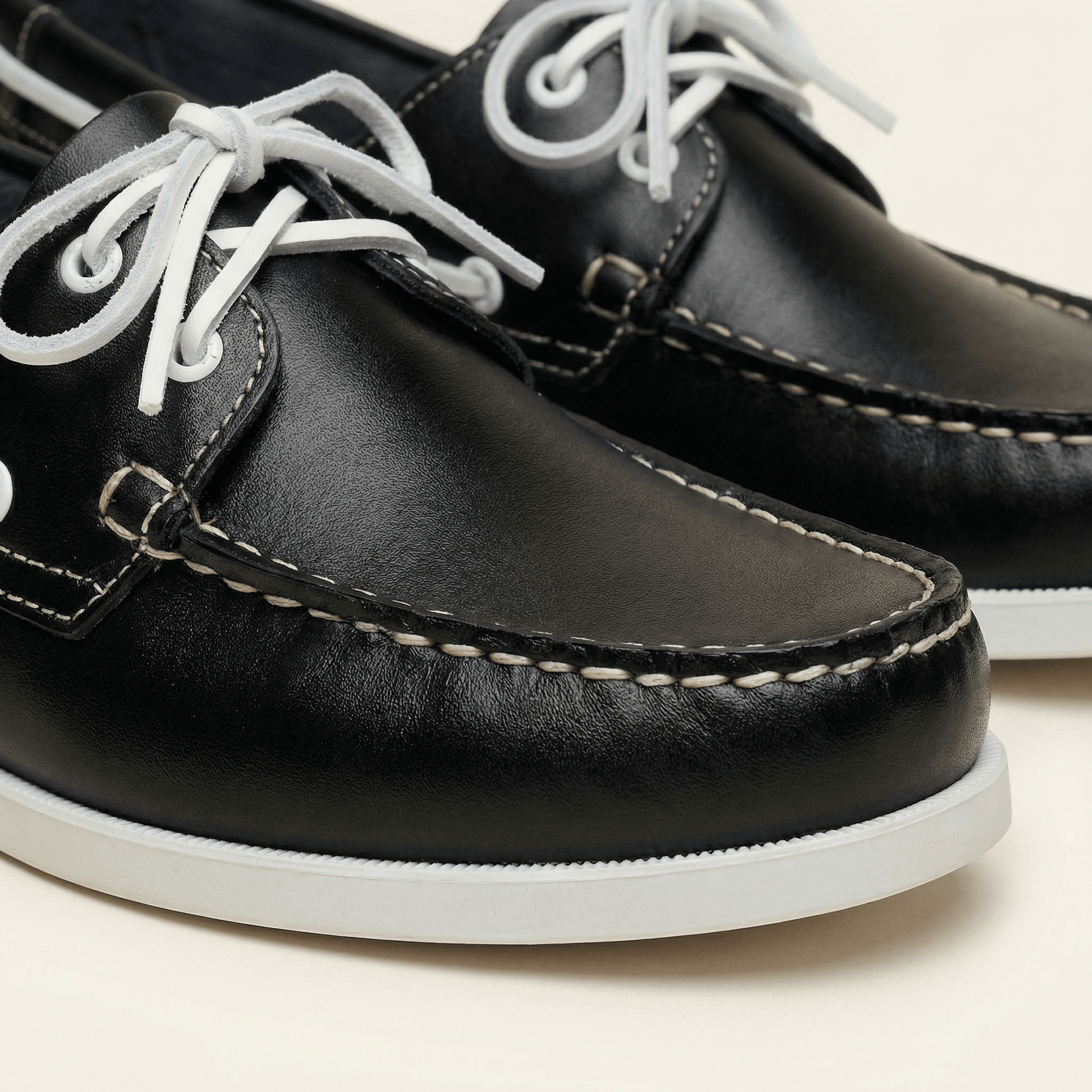 Mocassin Bateau Homme en Cuir