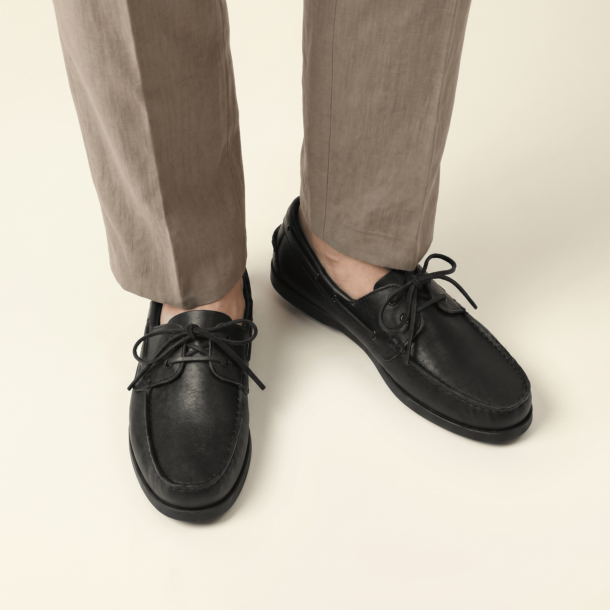 Mocassin Bateau Homme en Cuir