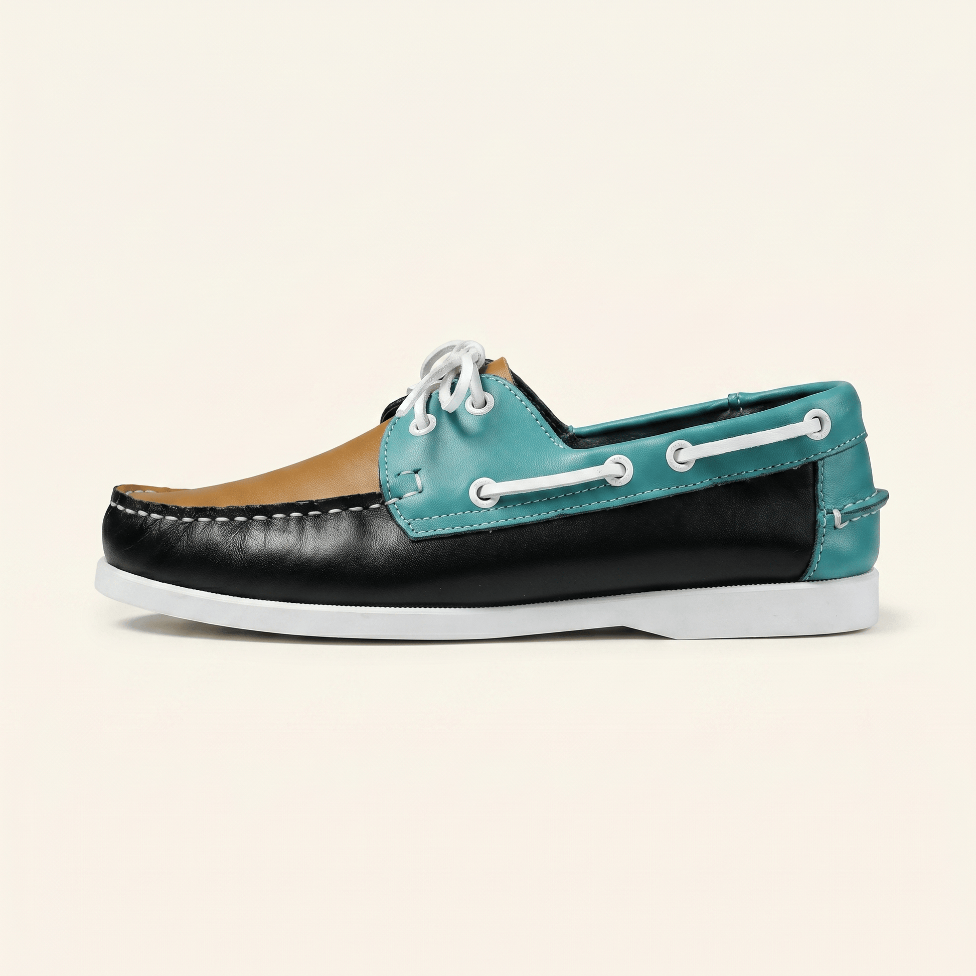 Mocassin Bateau Homme en Cuir