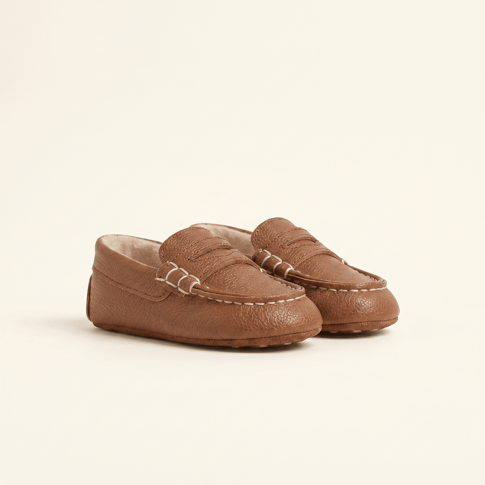 Mocassin Bébé Fourré à Bande