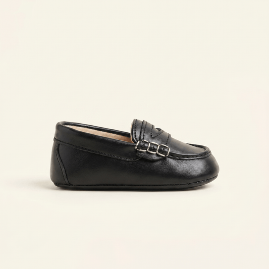 Mocassin Bébé Fourré à Bande