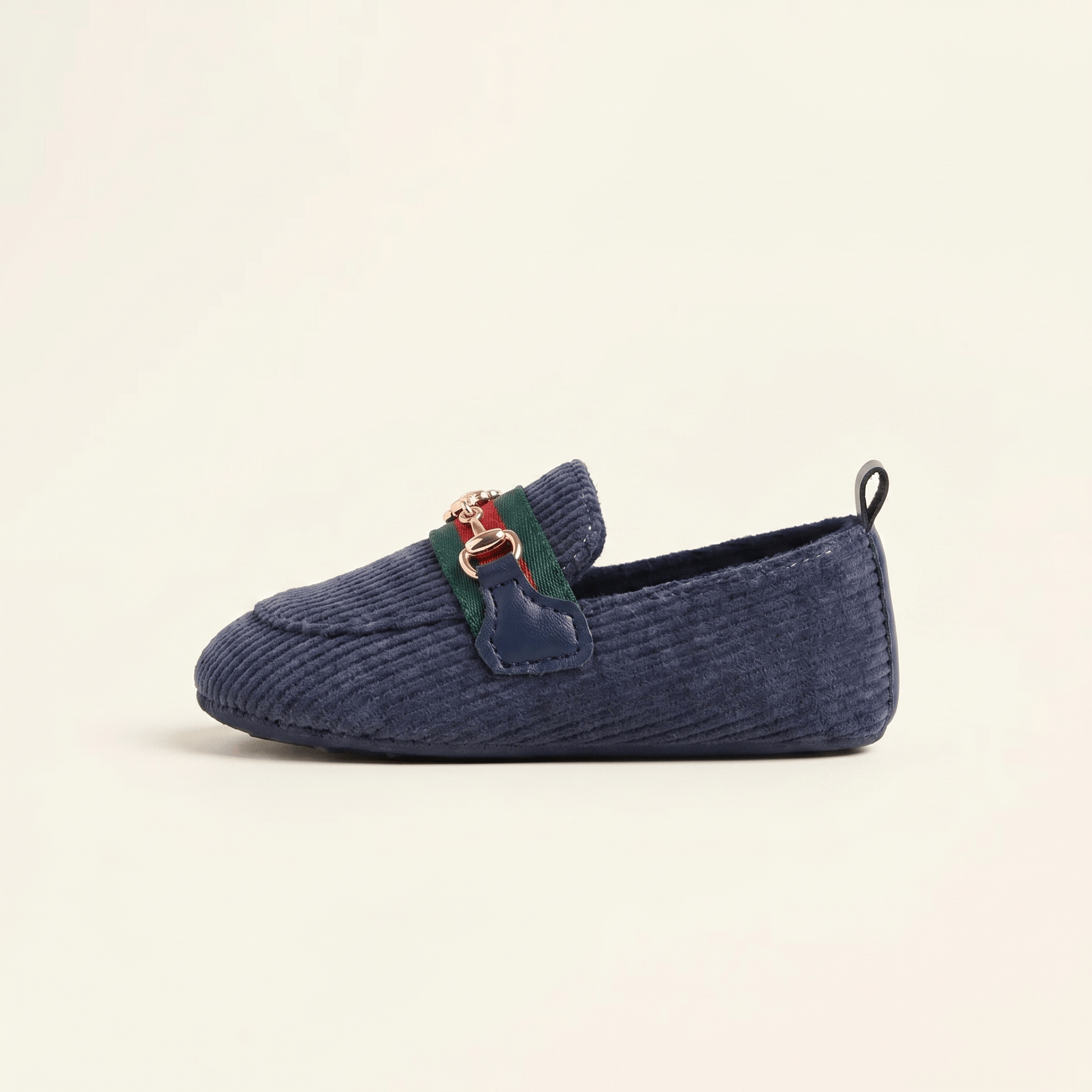Mocassin Bébé Velours Côtelé à Mors