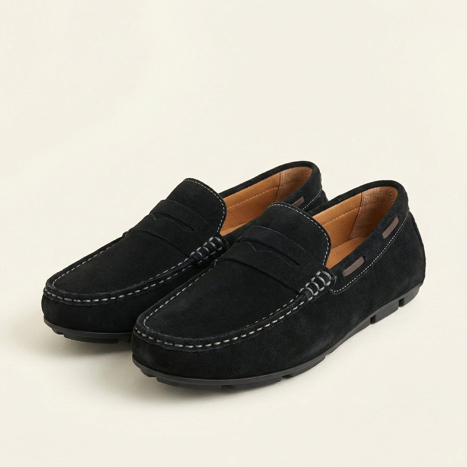 Mocassin en Daim Classique à Bande