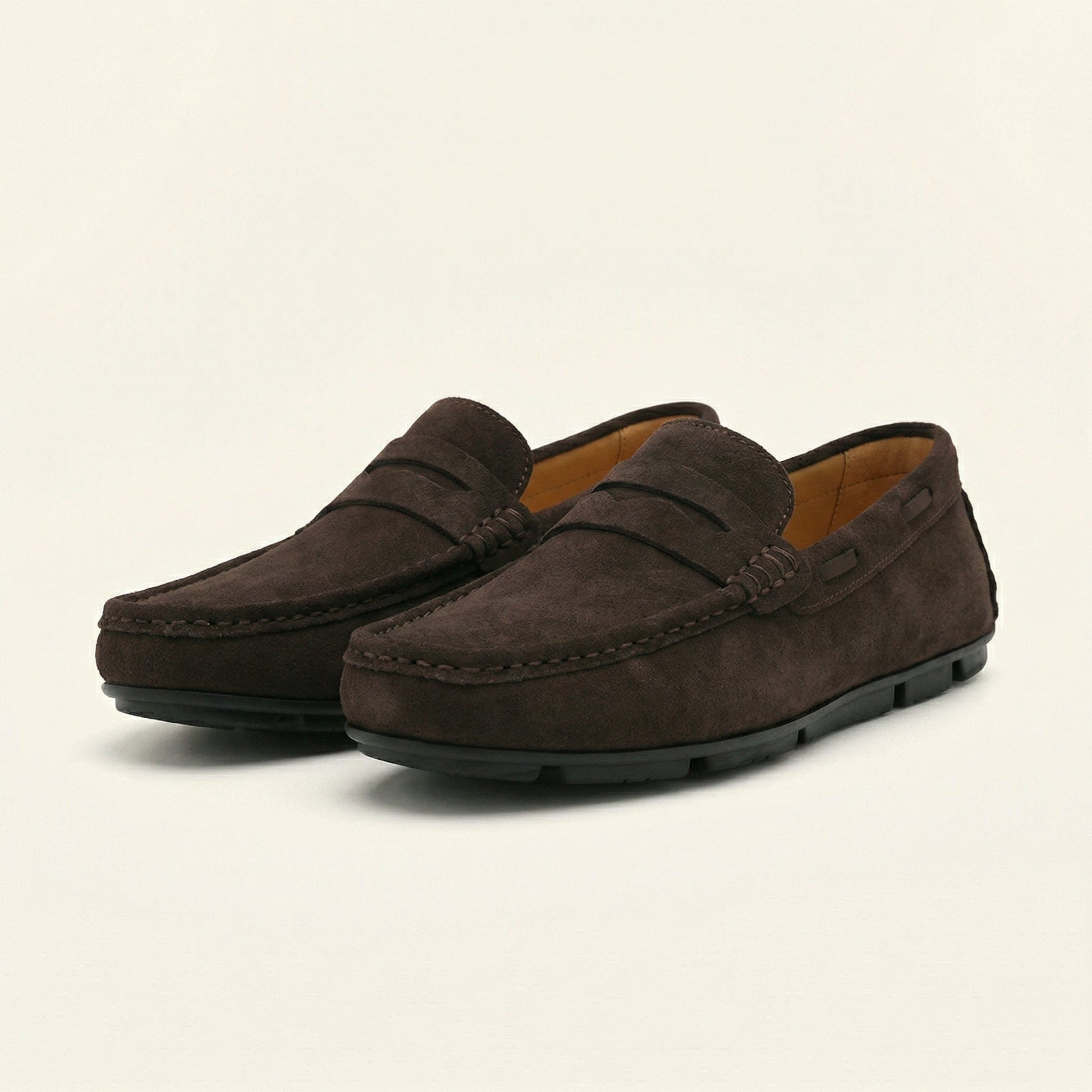 Mocassin en Daim Classique à Bande