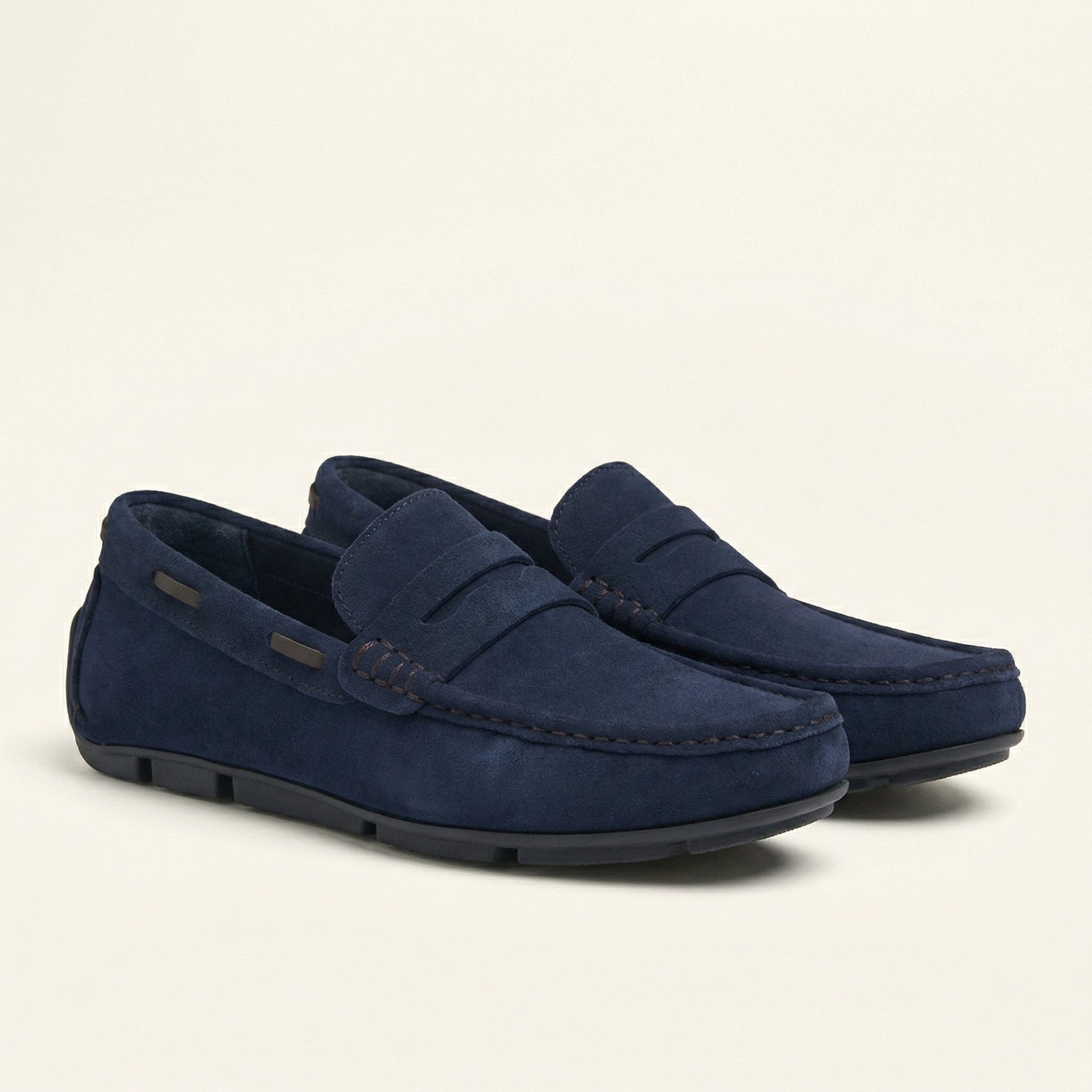 Mocassin en Daim Classique à Bande