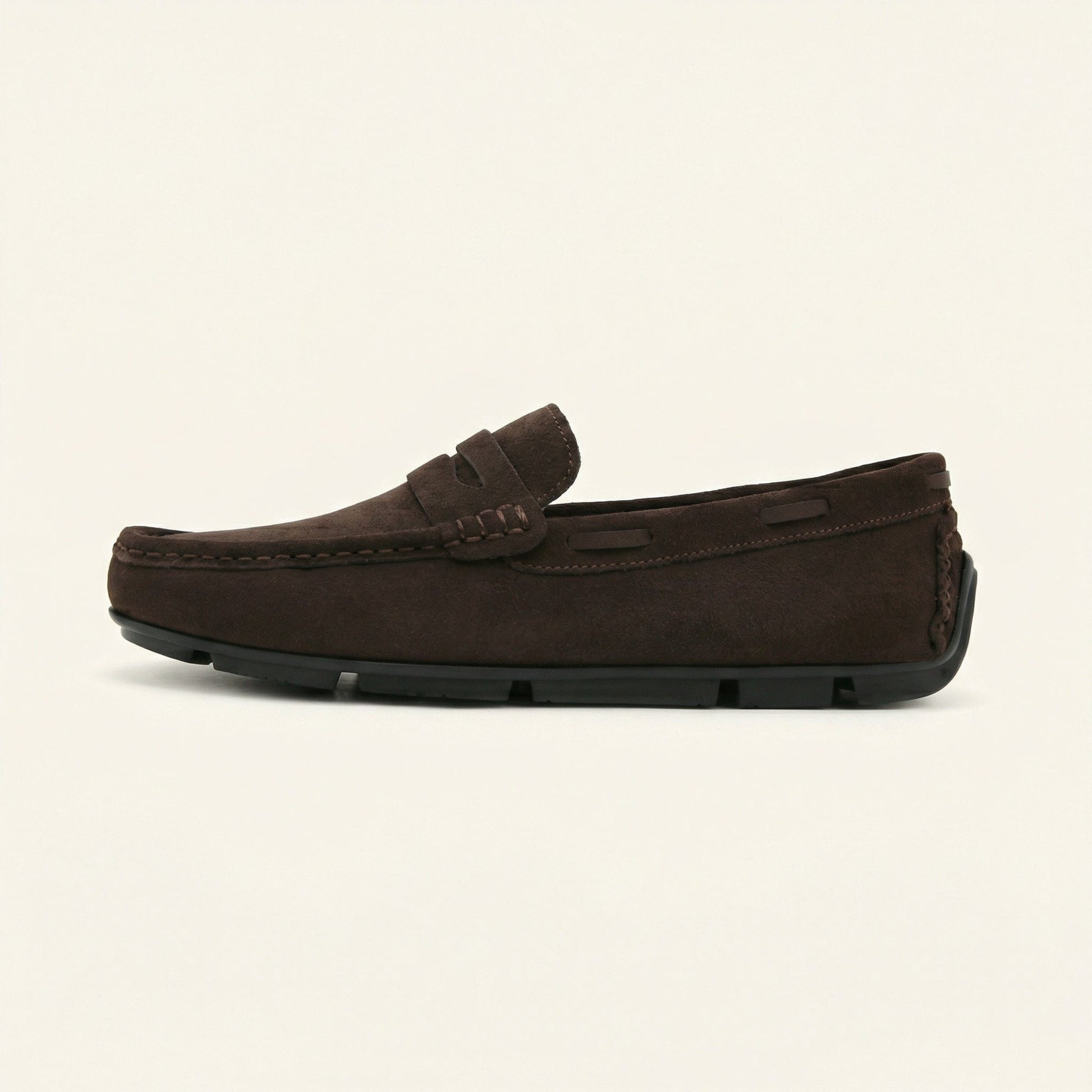 Mocassin en Daim Classique à Bande