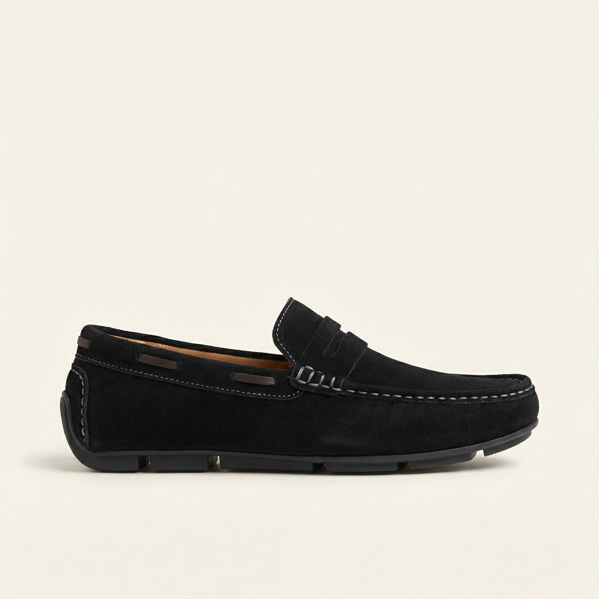 Mocassin en Daim Classique à Bande