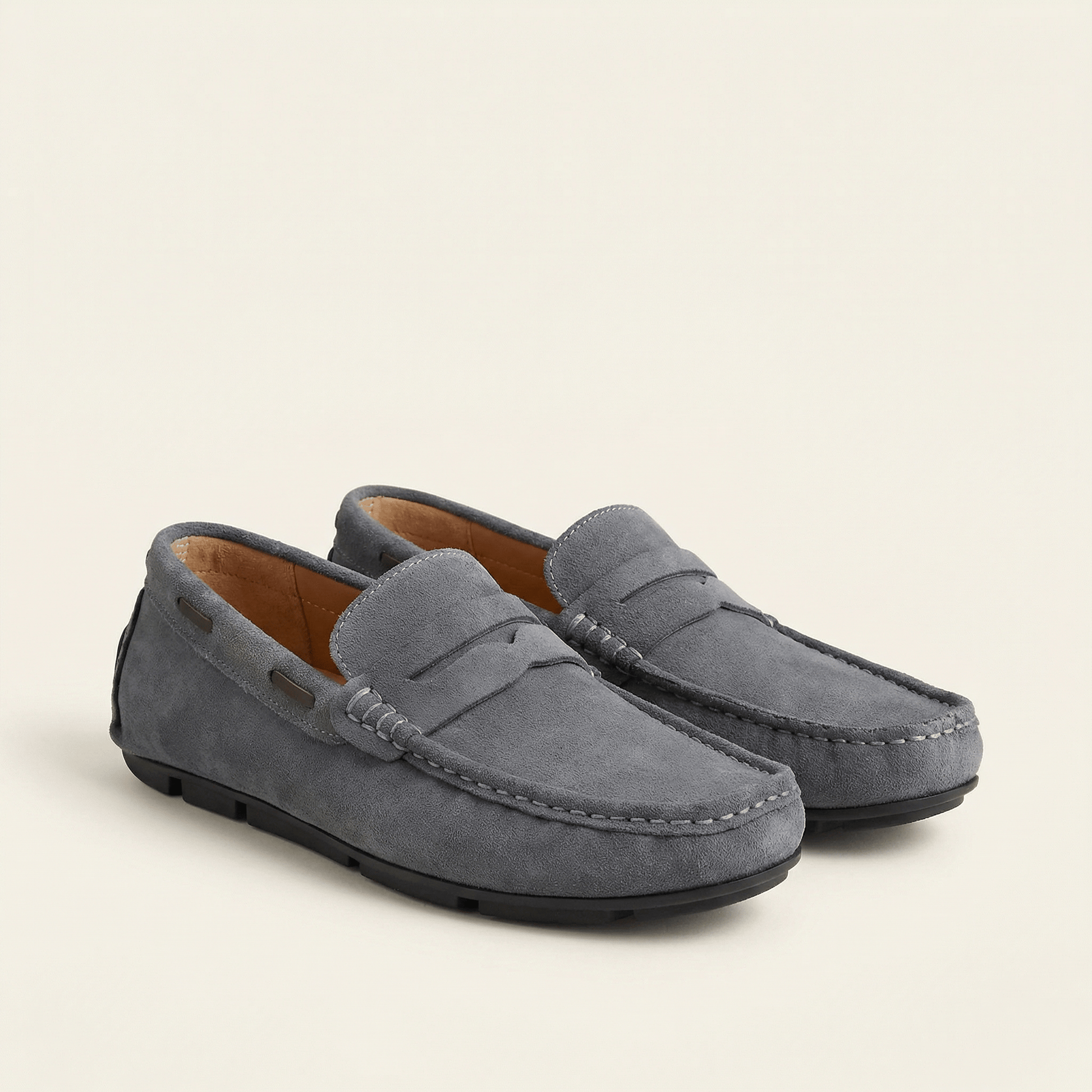 Mocassin en Daim Classique à Bande