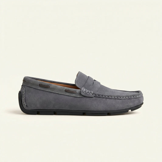 Mocassin en Daim Classique à Bande