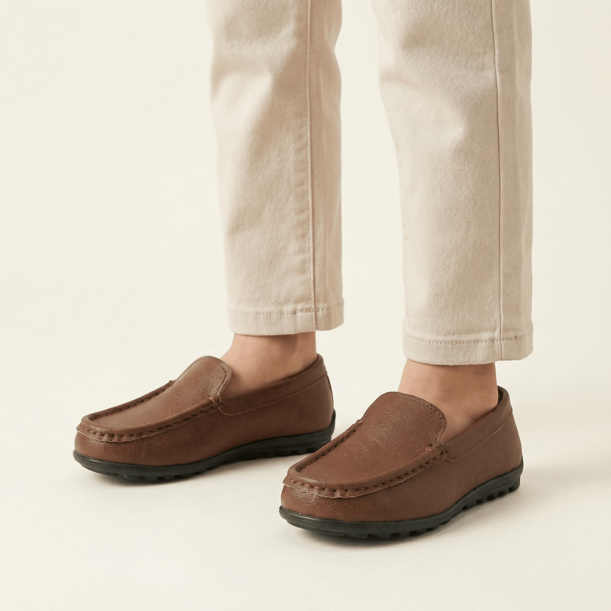 Mocassin Classique en Cuir pour Enfants