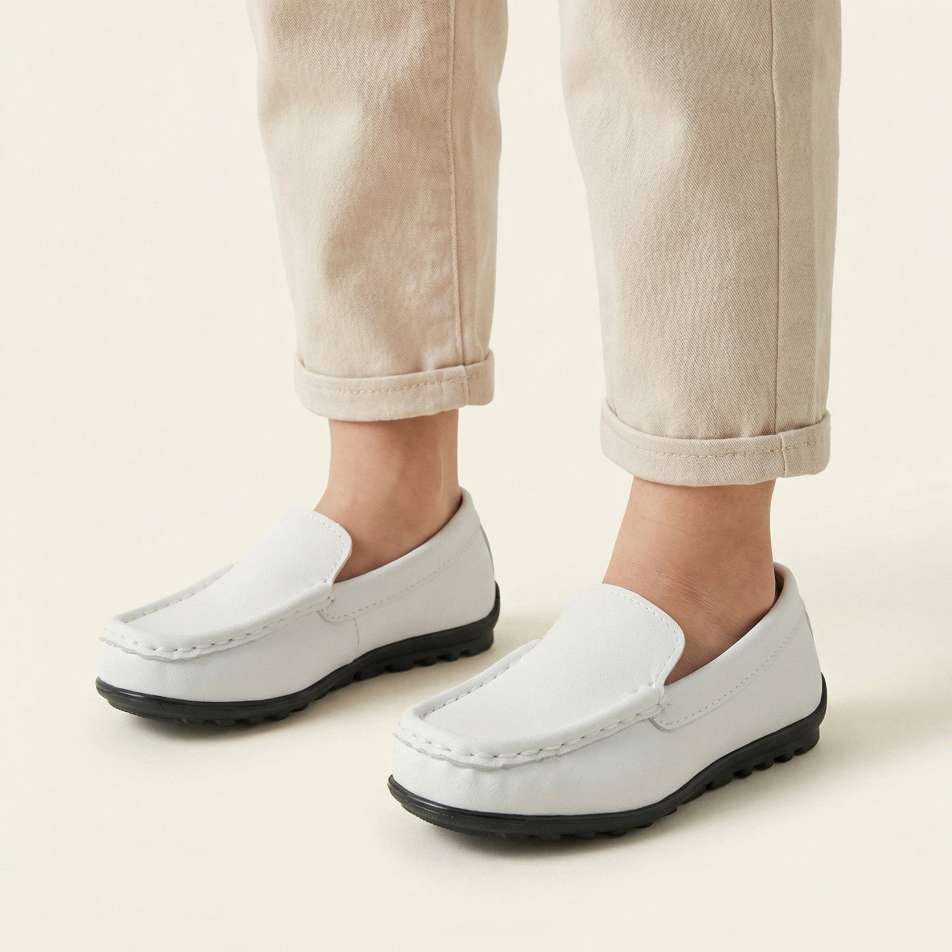 Mocassin Classique en Cuir pour Enfants