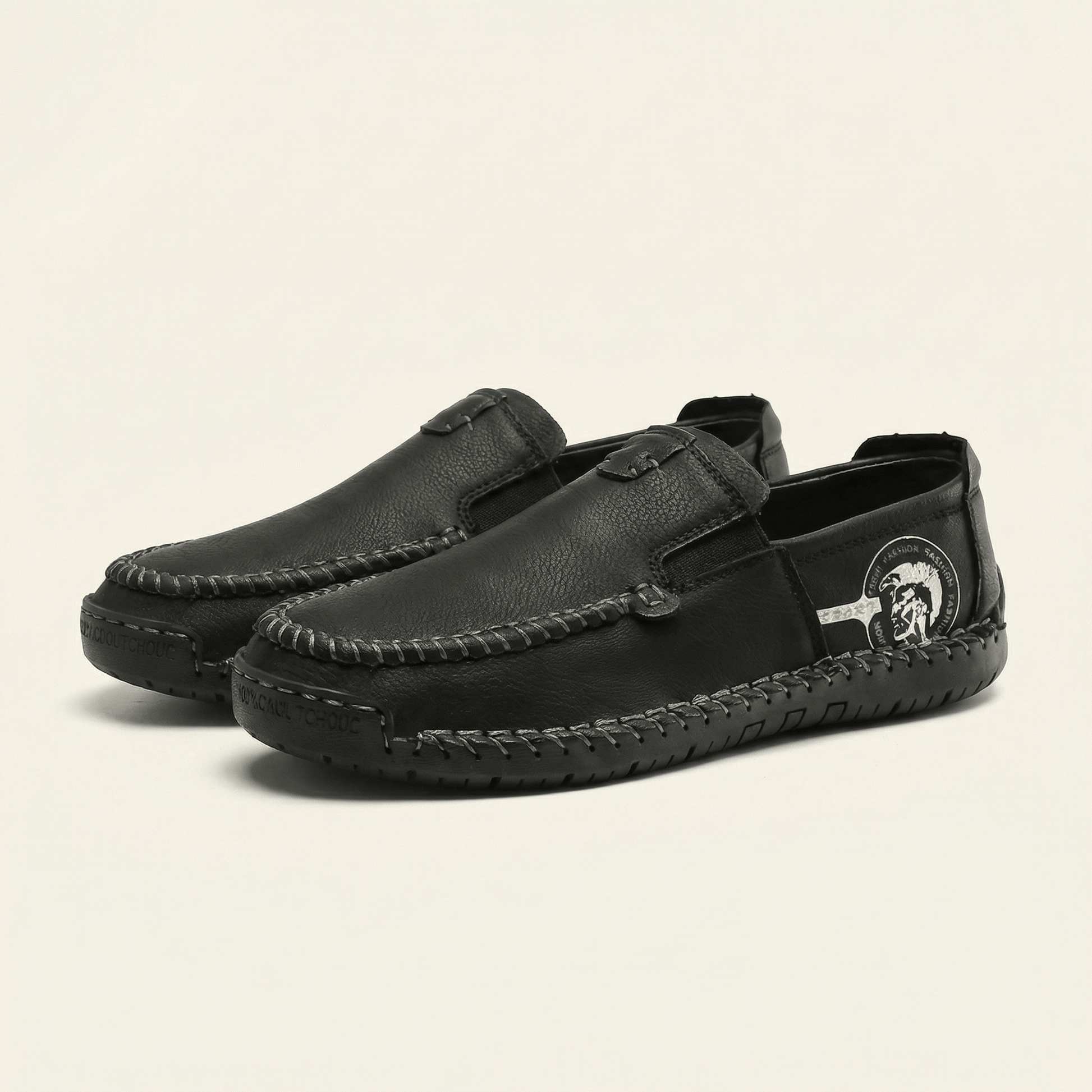 Mocassin de Conduite Souple à Semelle Crantée