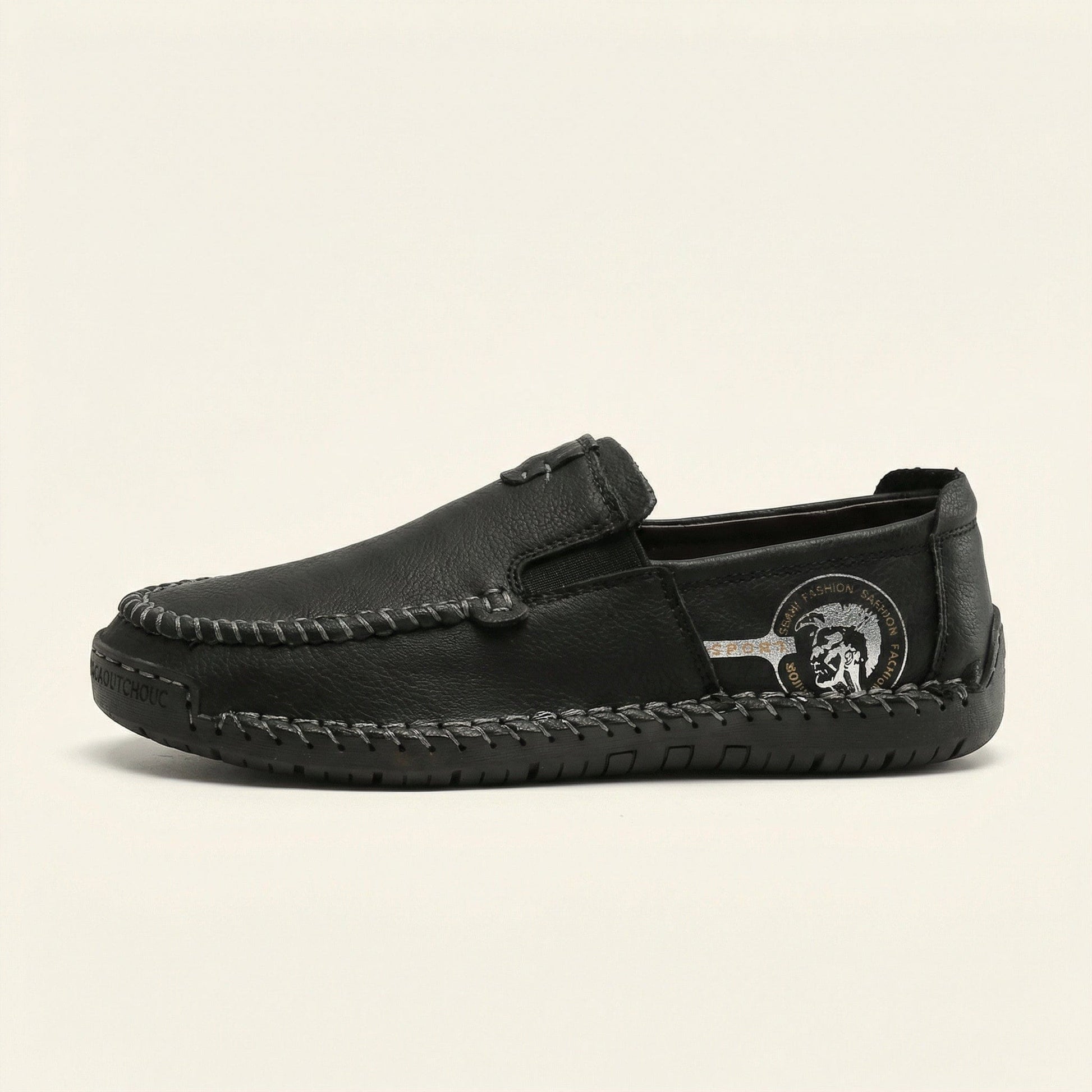 Mocassin de Conduite Souple à Semelle Crantée