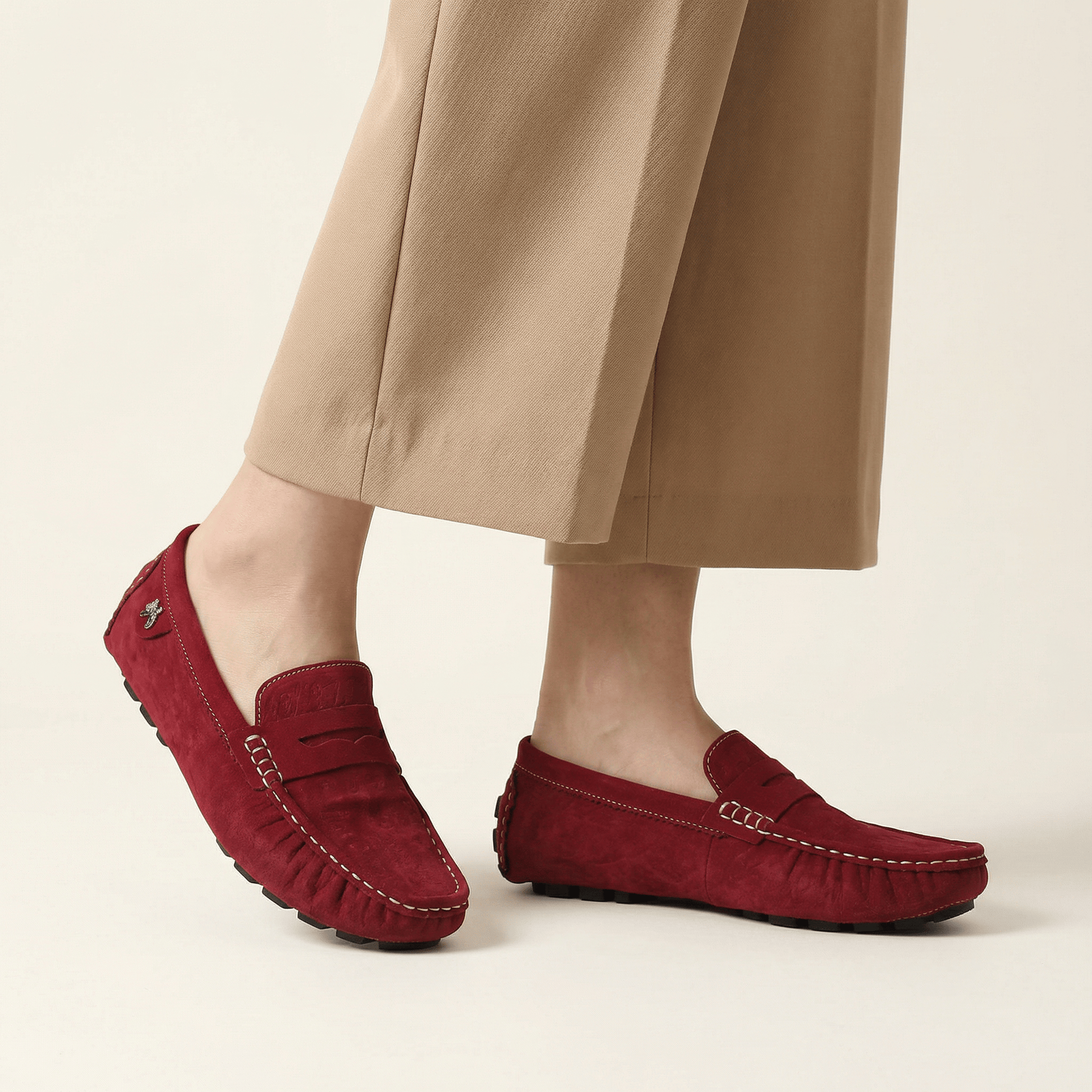 Mocassin Driver Souple avec Ornement Latéral