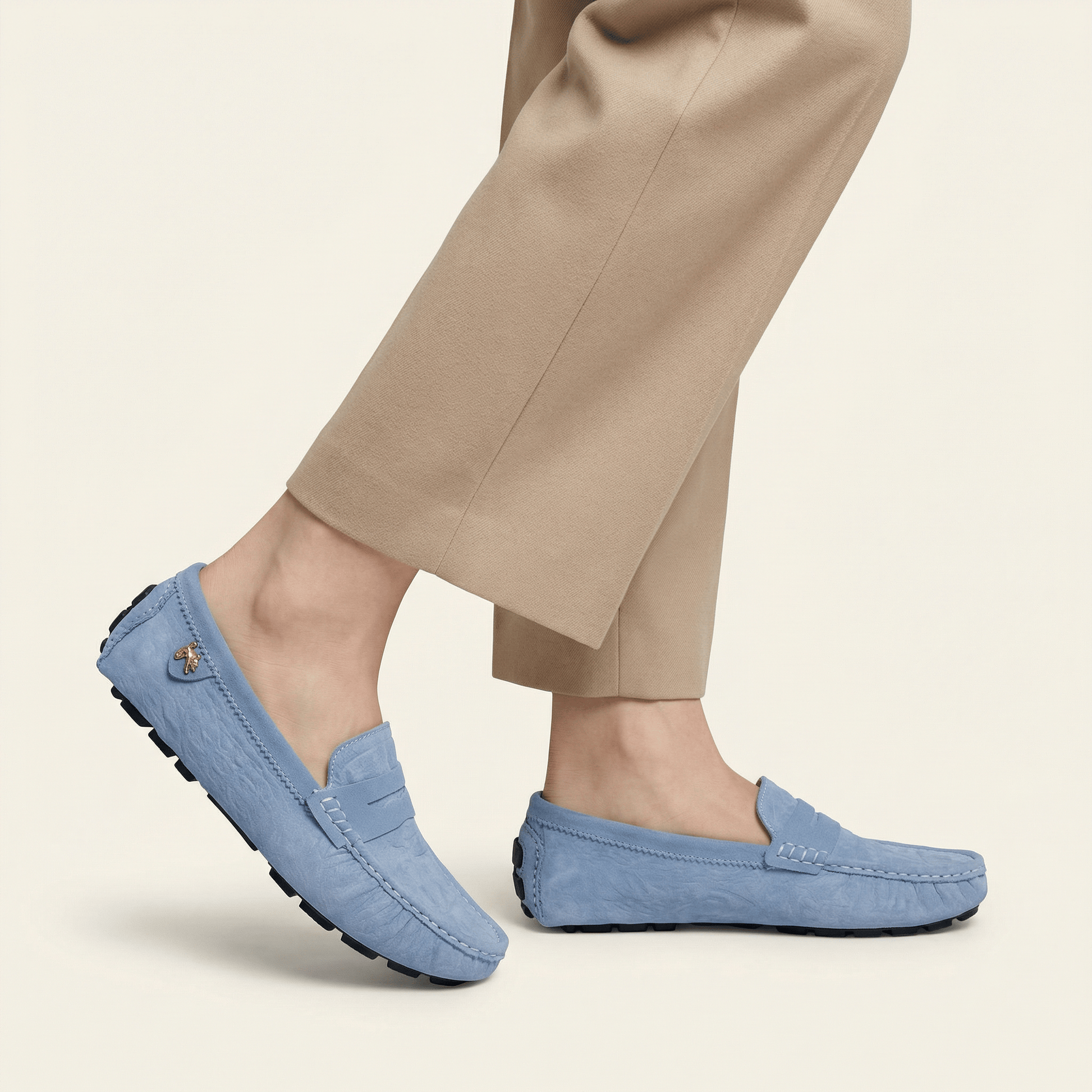 Mocassin Driver Souple avec Ornement Latéral