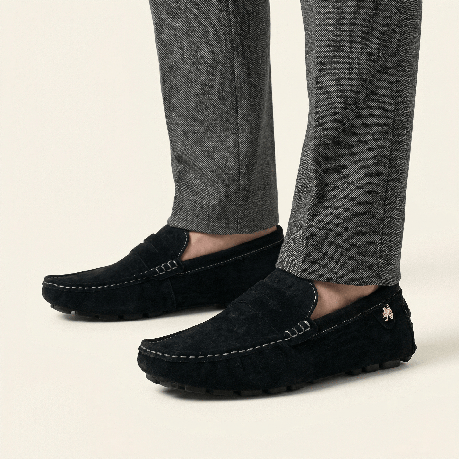Mocassin Driver Souple avec Ornement Latéral