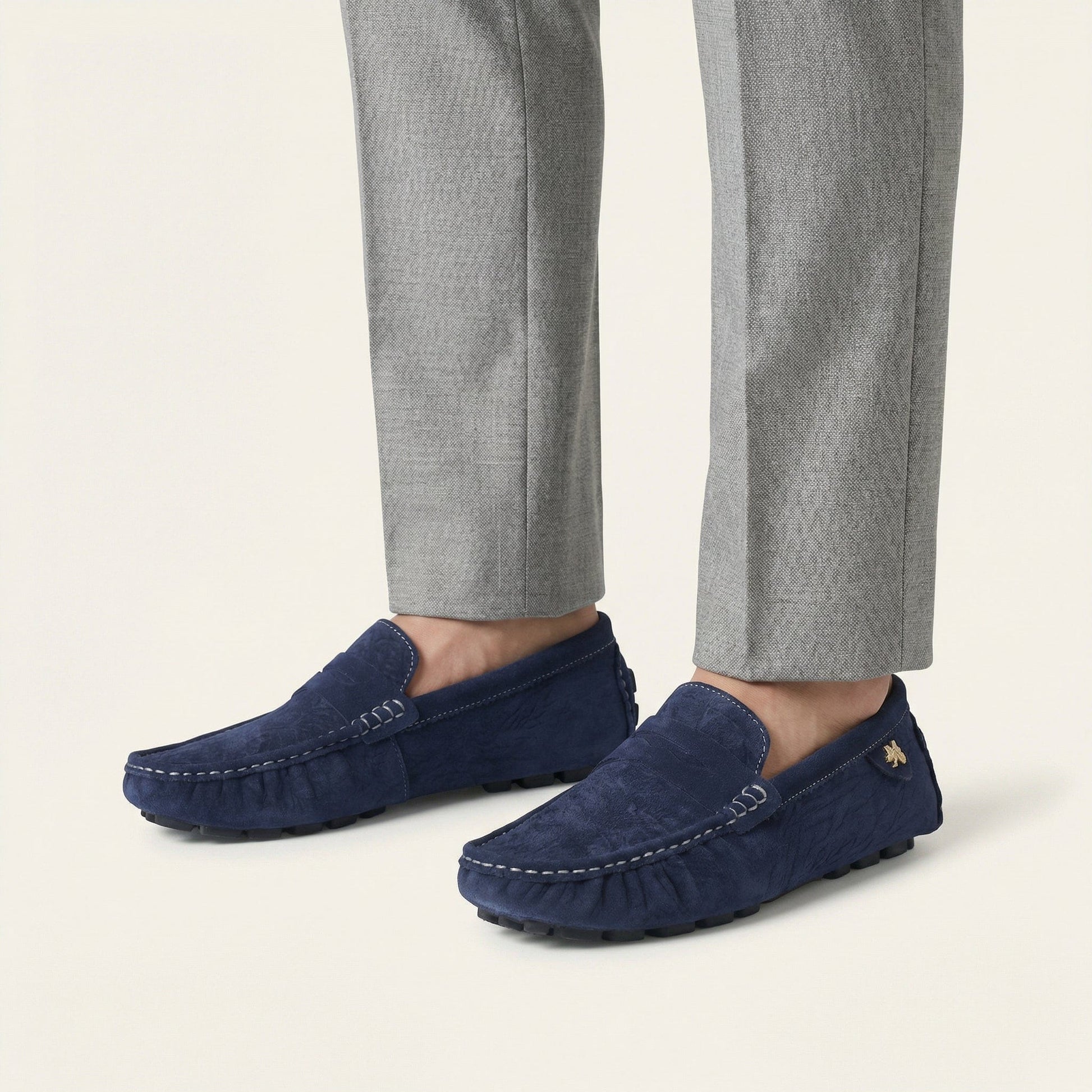 Mocassin Driver Souple avec Ornement Latéral