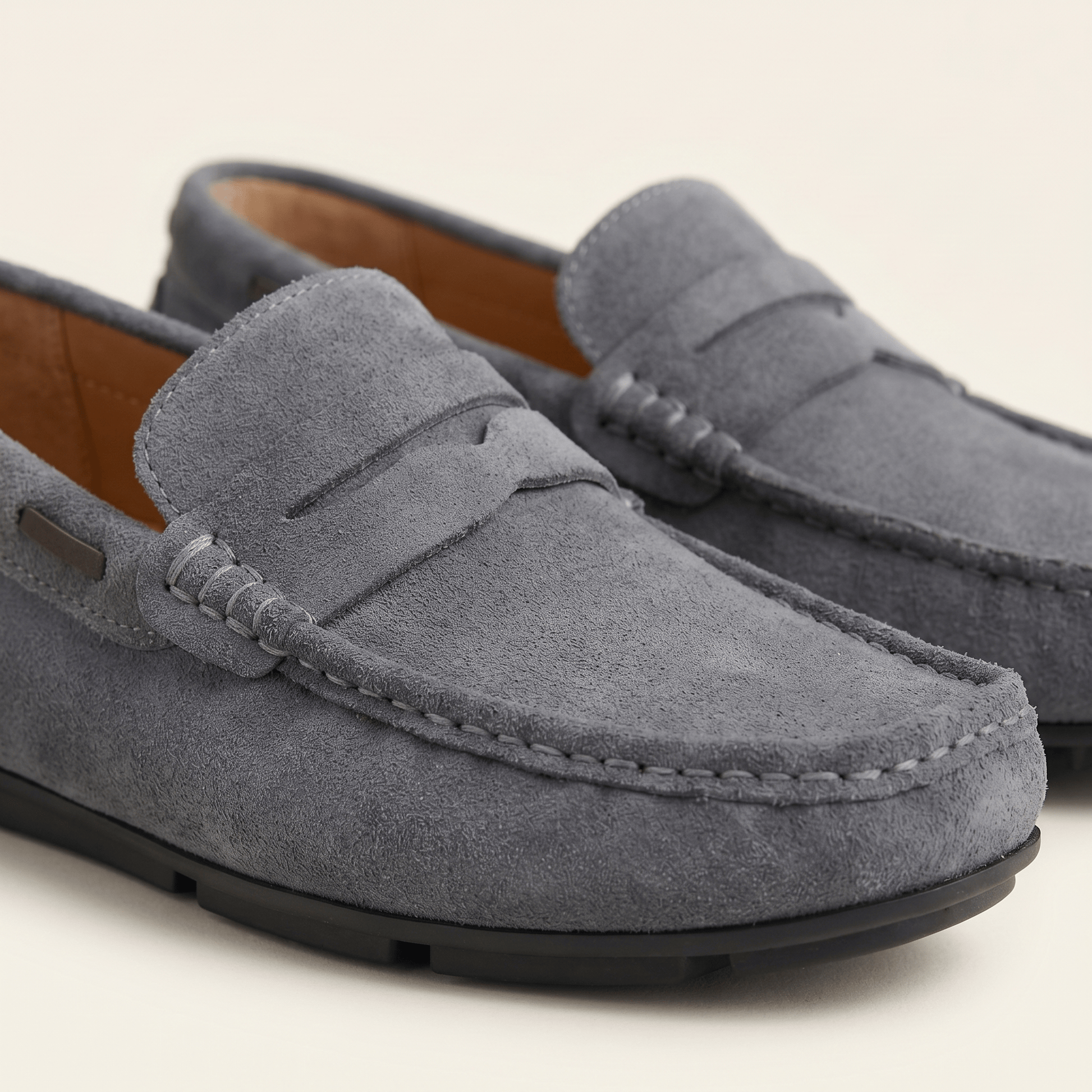 Mocassin en Daim Classique à Bande