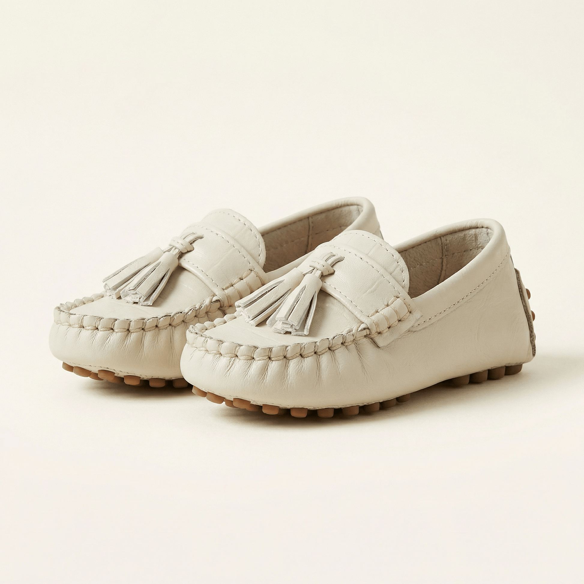 Mocassin Enfant à Glands à Picots