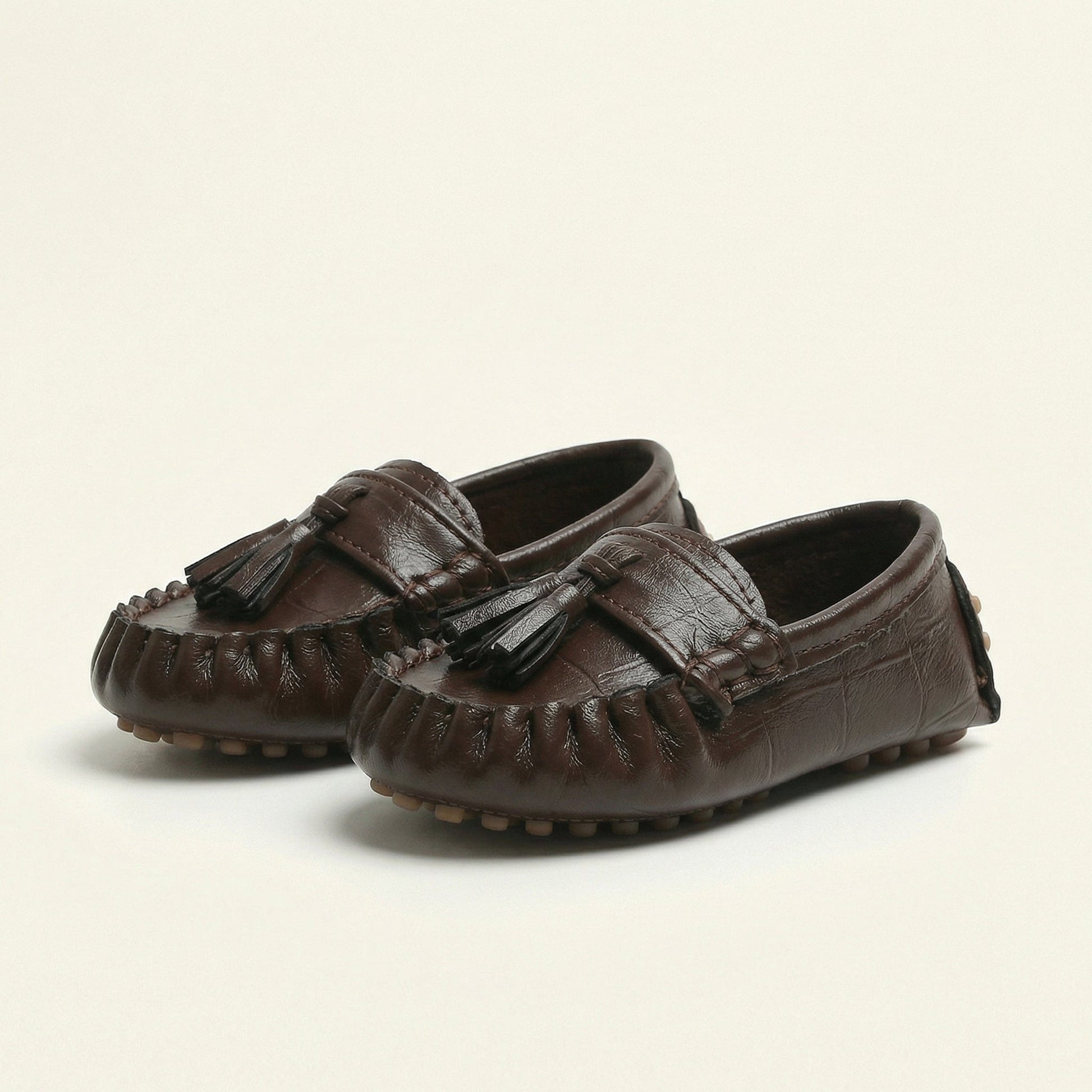 Mocassin Enfant à Glands à Picots