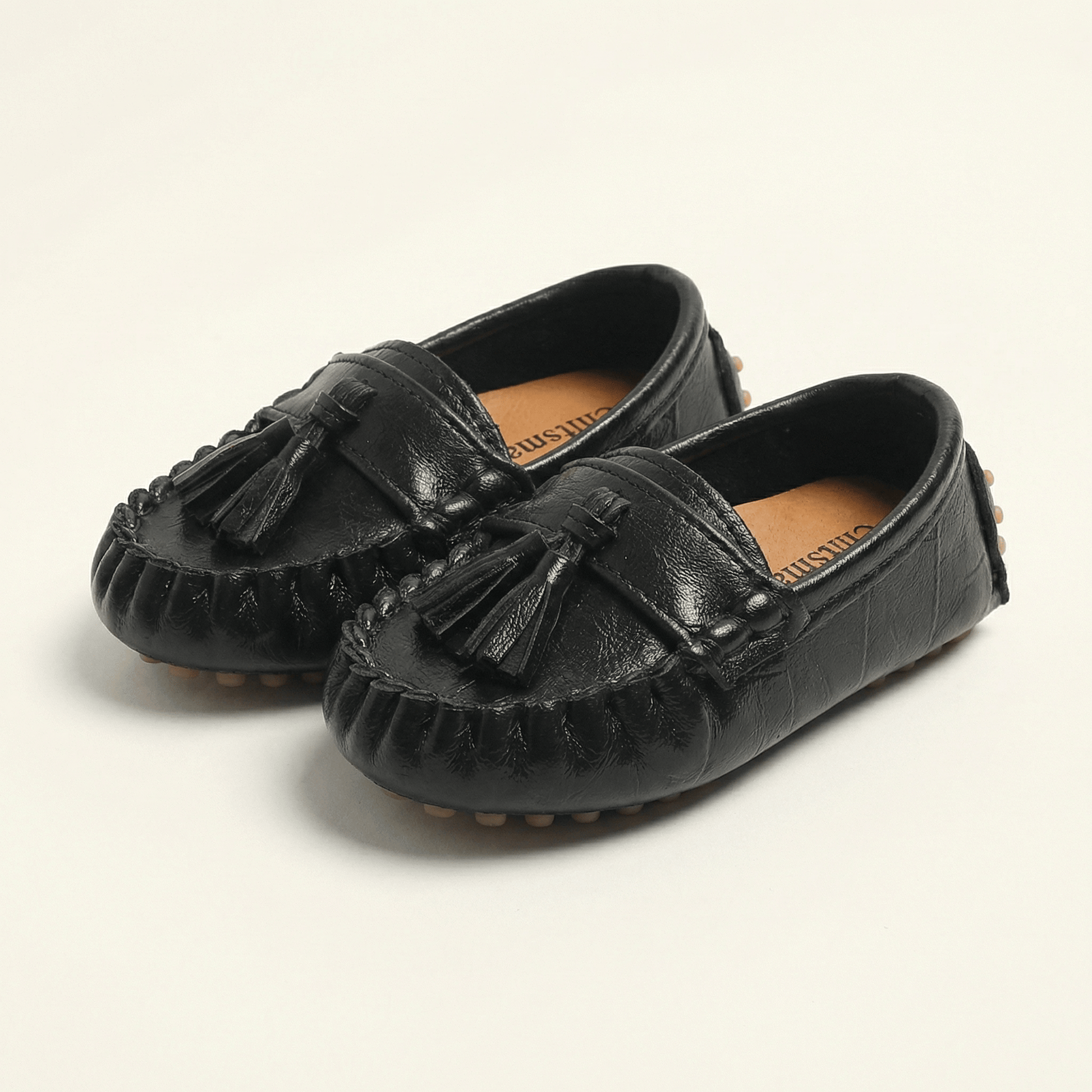 Mocassin Enfant à Glands à Picots
