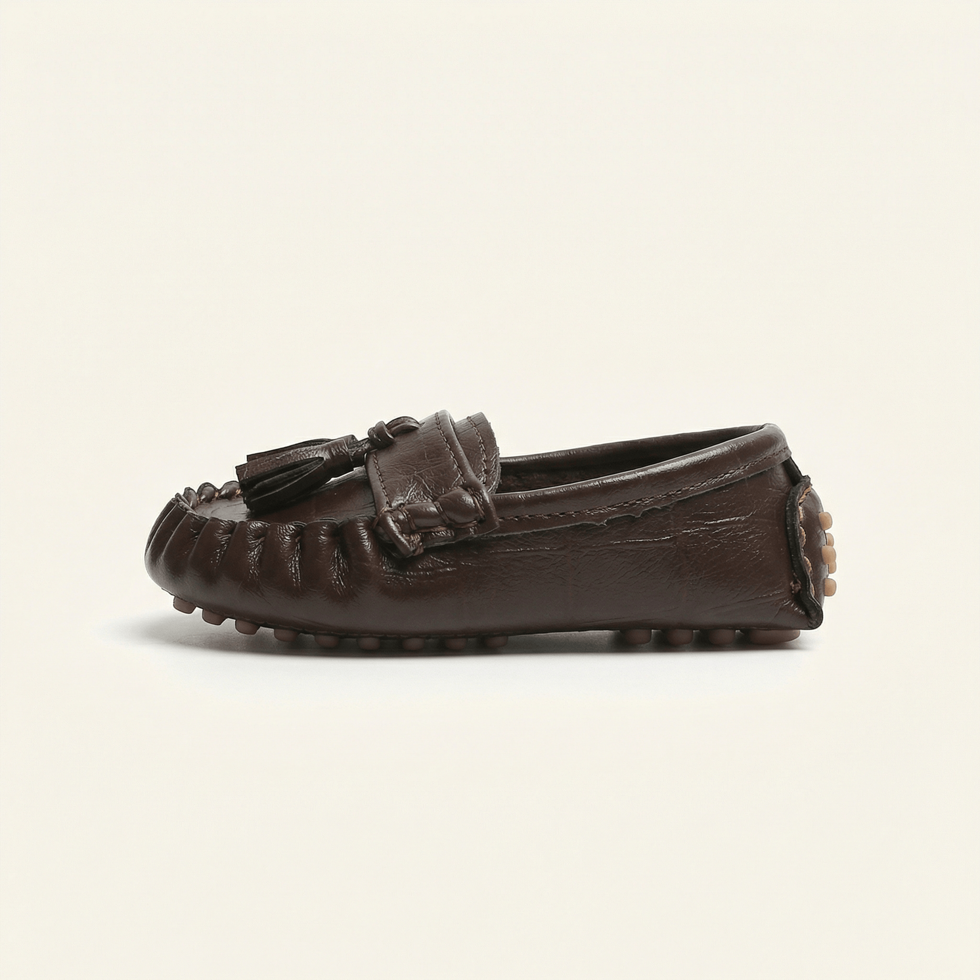Mocassin Enfant à Glands à Picots