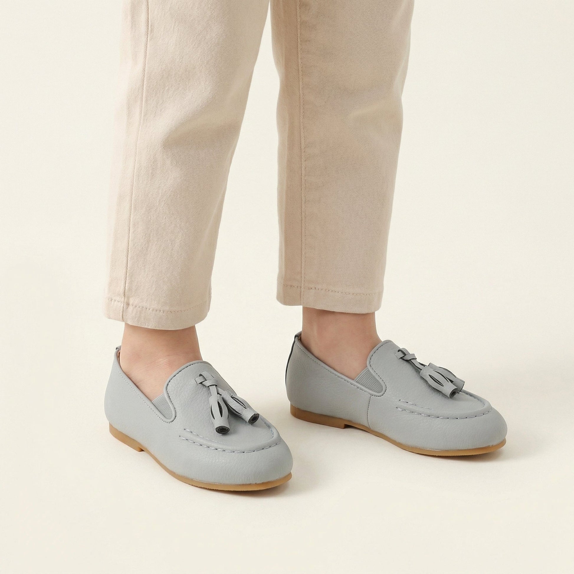 Mocassin Enfant à Pompons