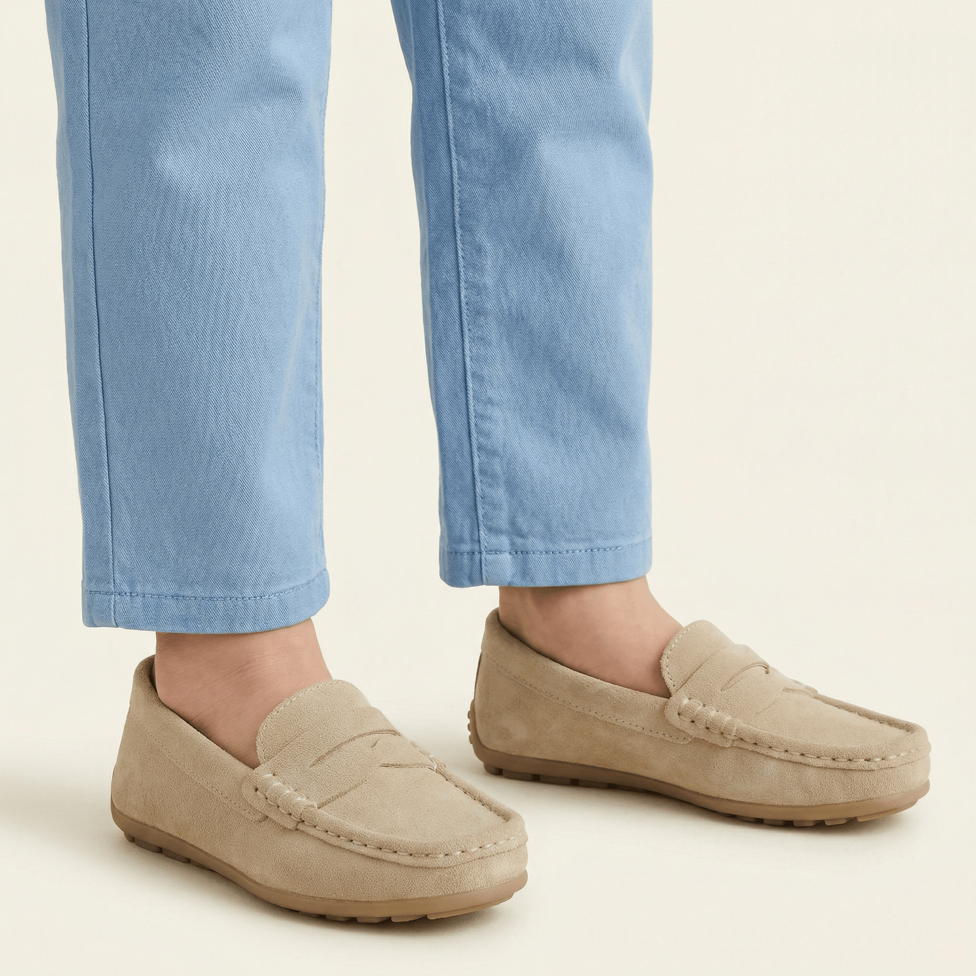 Mocassin Enfant avec Bande Décorative