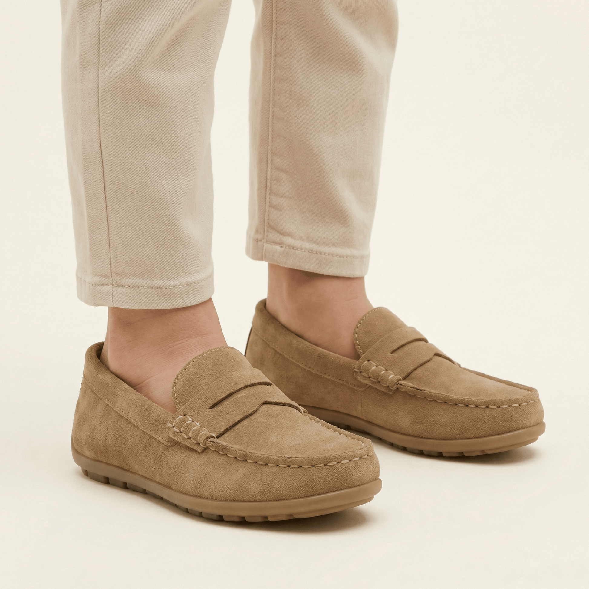 Mocassin Enfant avec Bande Décorative