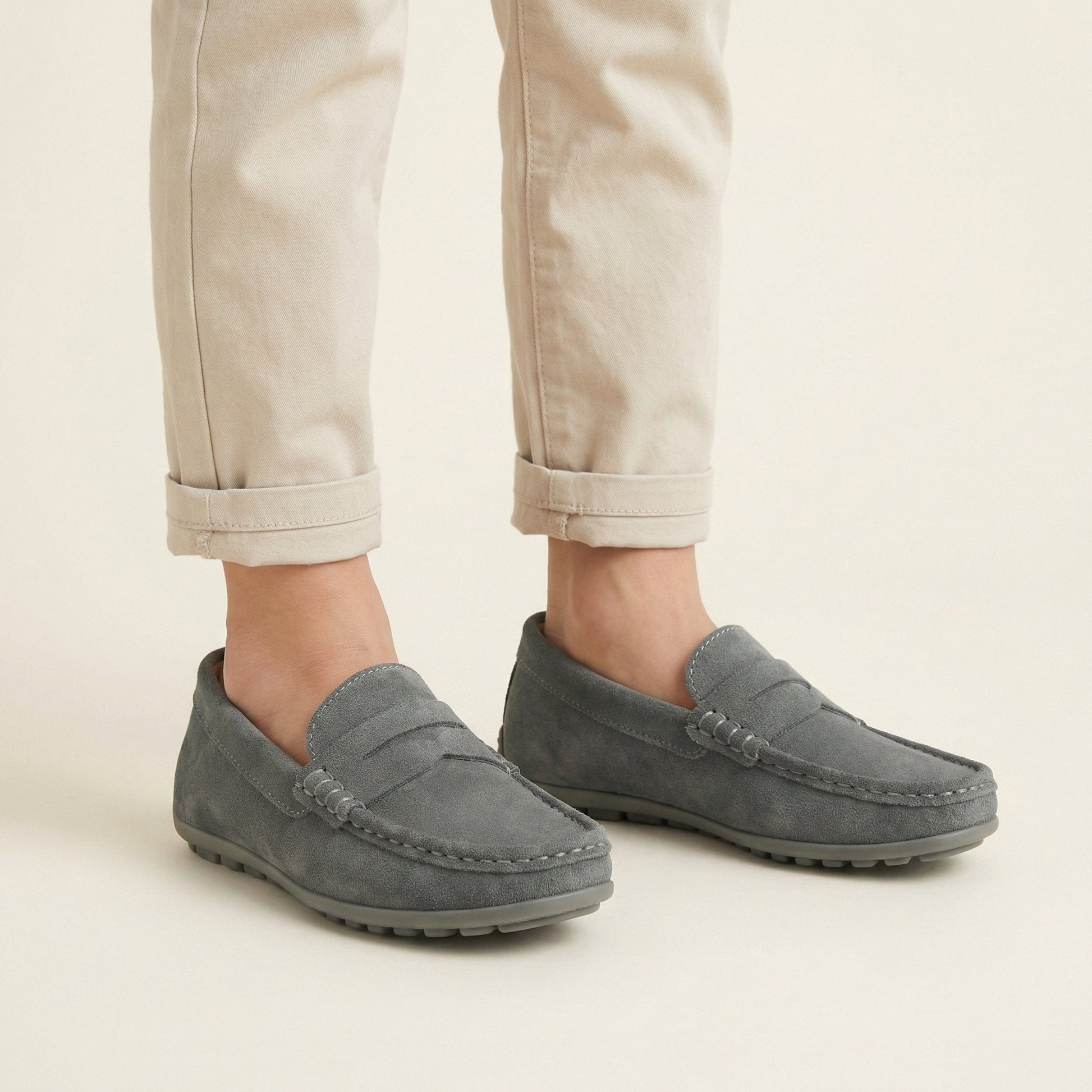 Mocassin Enfant avec Bande Décorative
