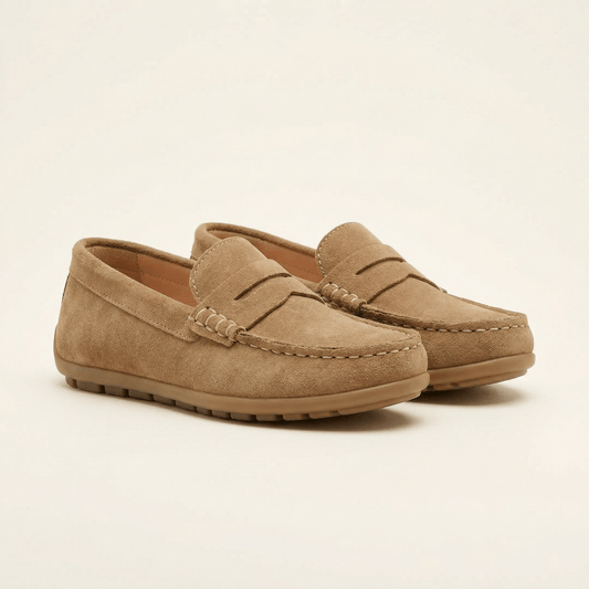 Mocassin Enfant avec Bande Décorative