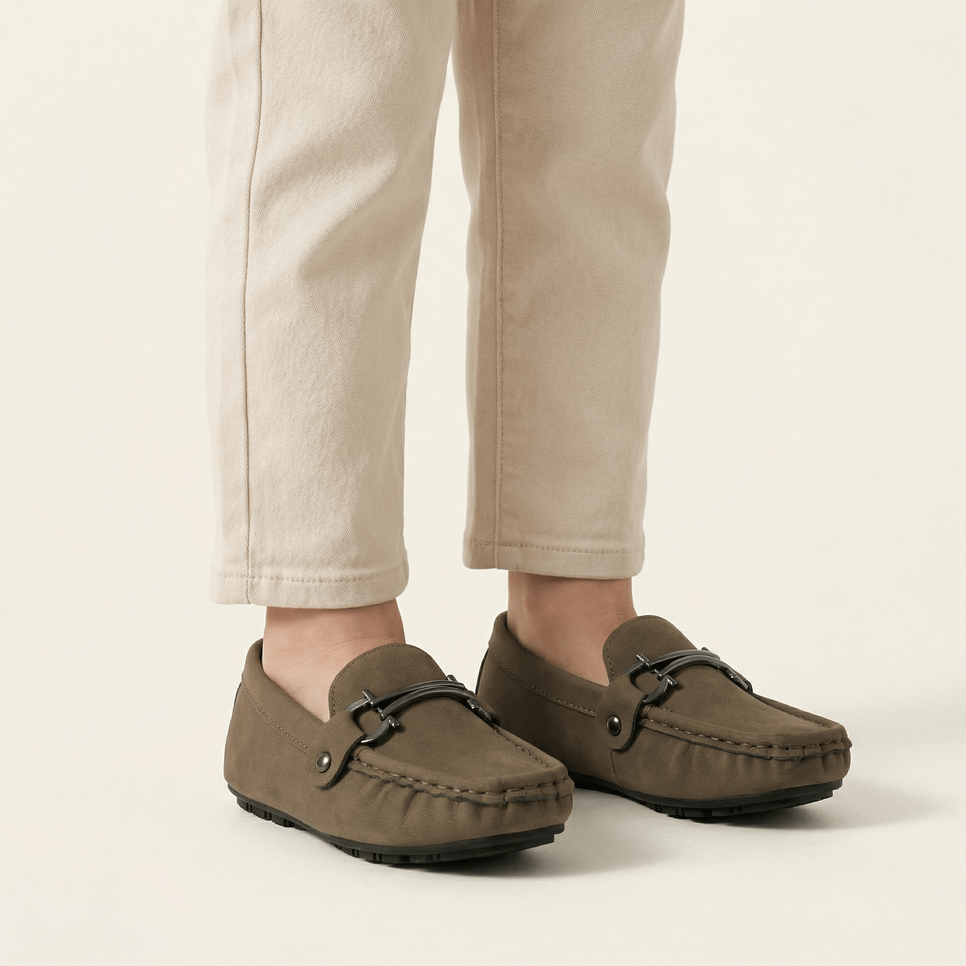 Mocassin Enfant en Cuir à Mors