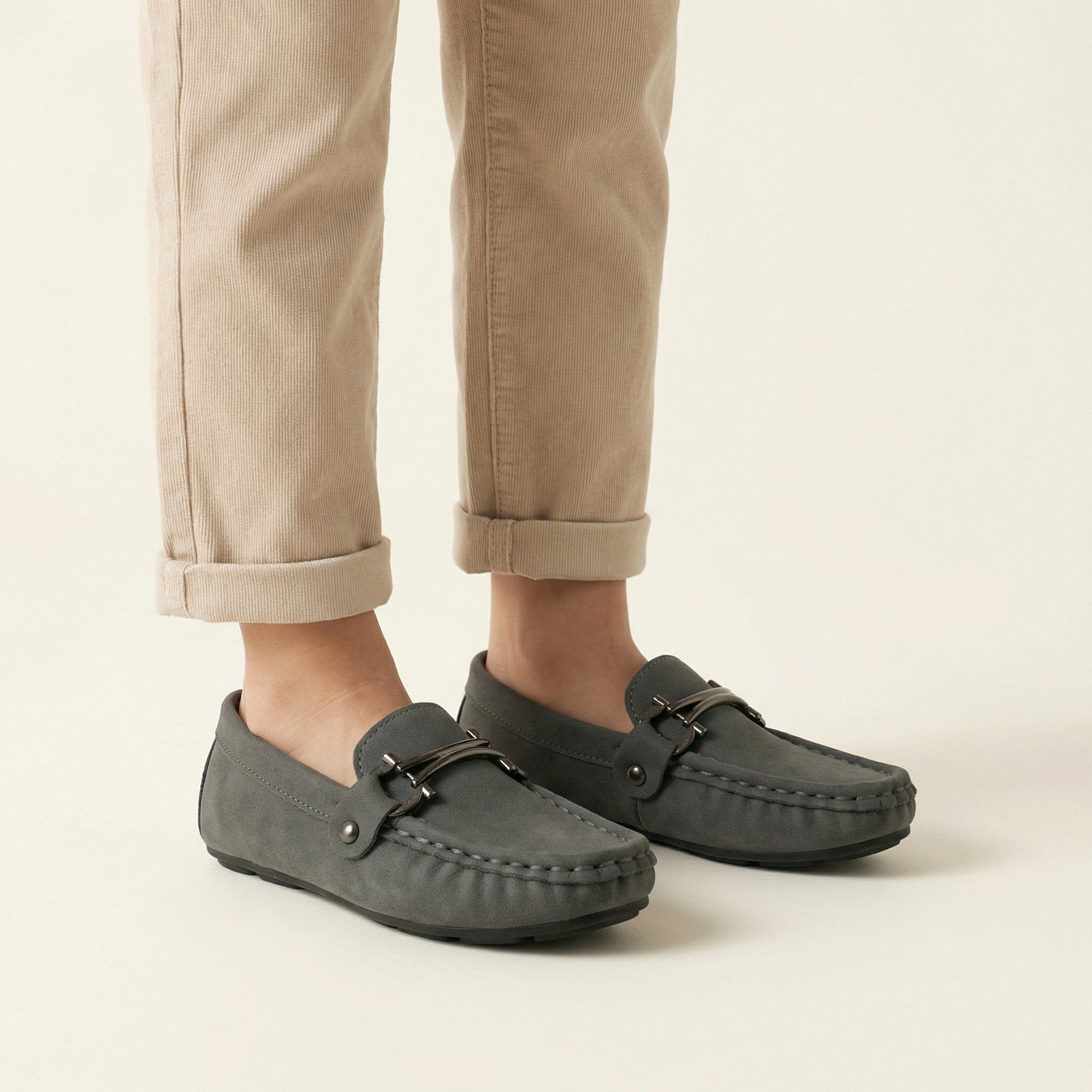 Mocassin Enfant en Cuir à Mors