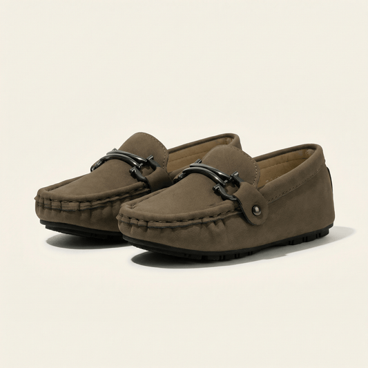 Mocassin Enfant en Cuir à Mors