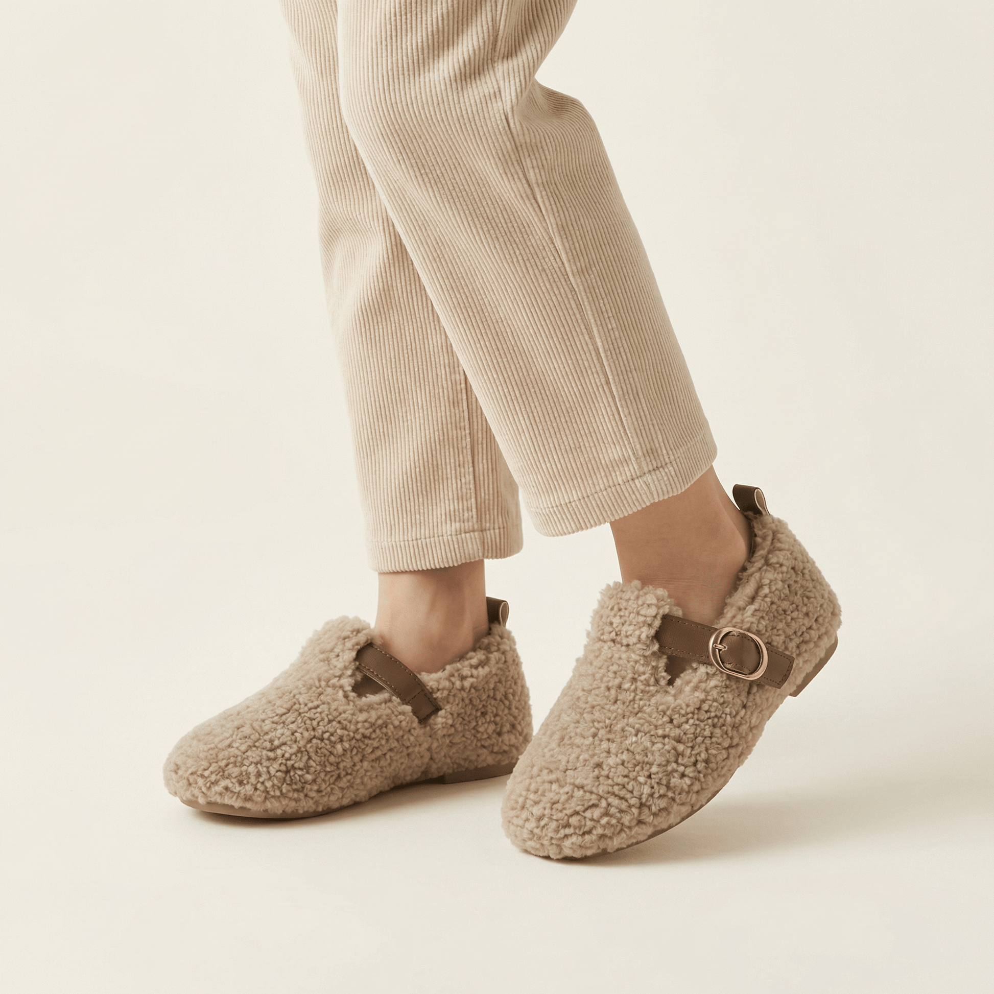 Mocassin Enfant en Fourrure