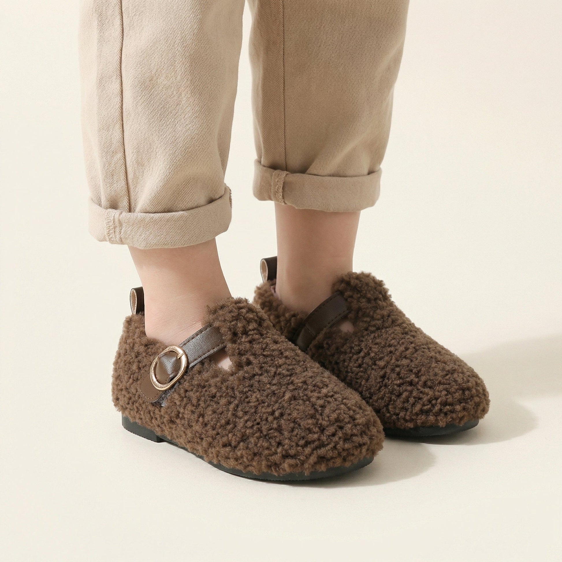 Mocassin Enfant en Fourrure
