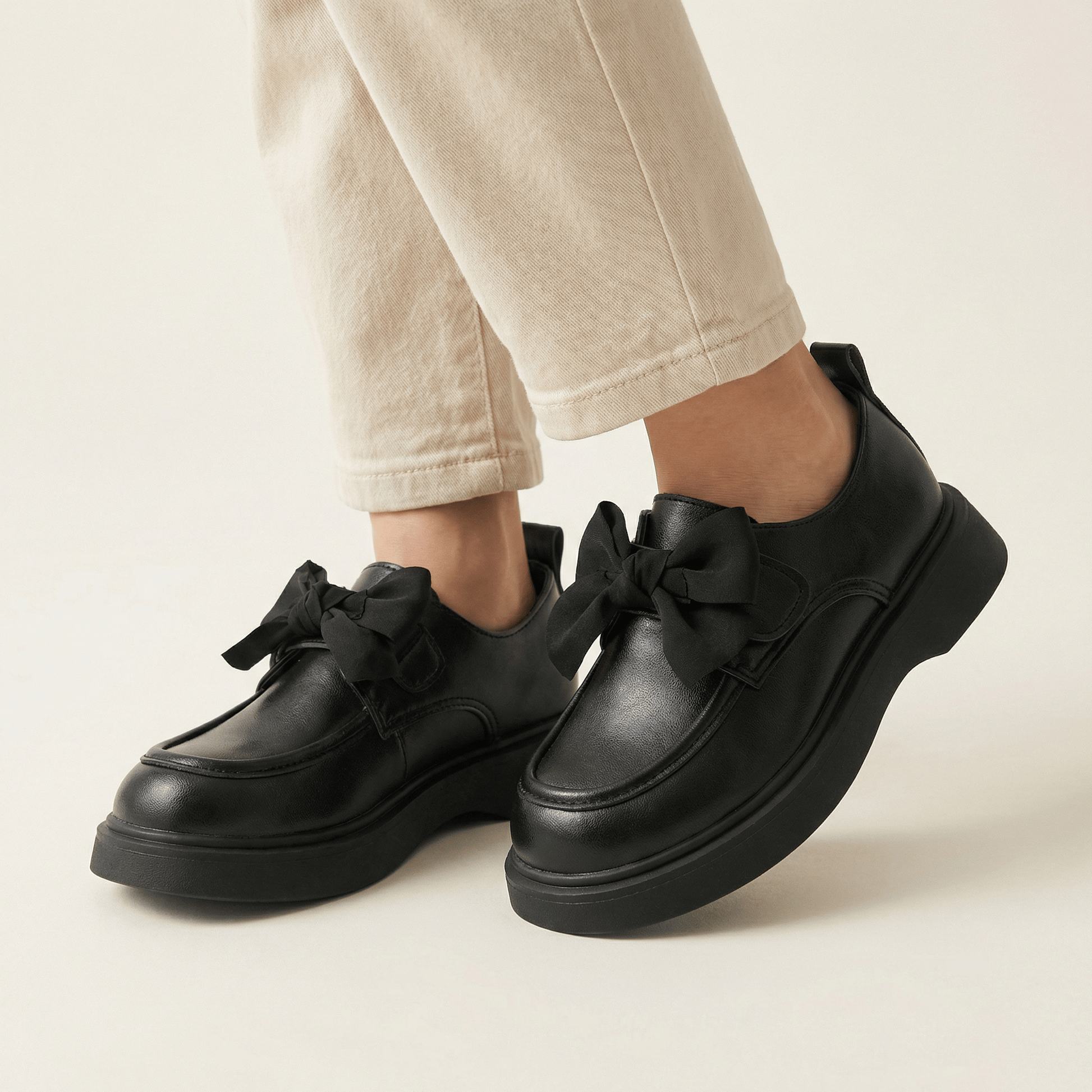 Mocassin Enfant Fille avec Nœud Papillon