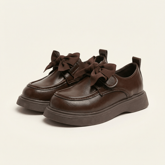 Mocassin Enfant Fille avec Nœud Papillon